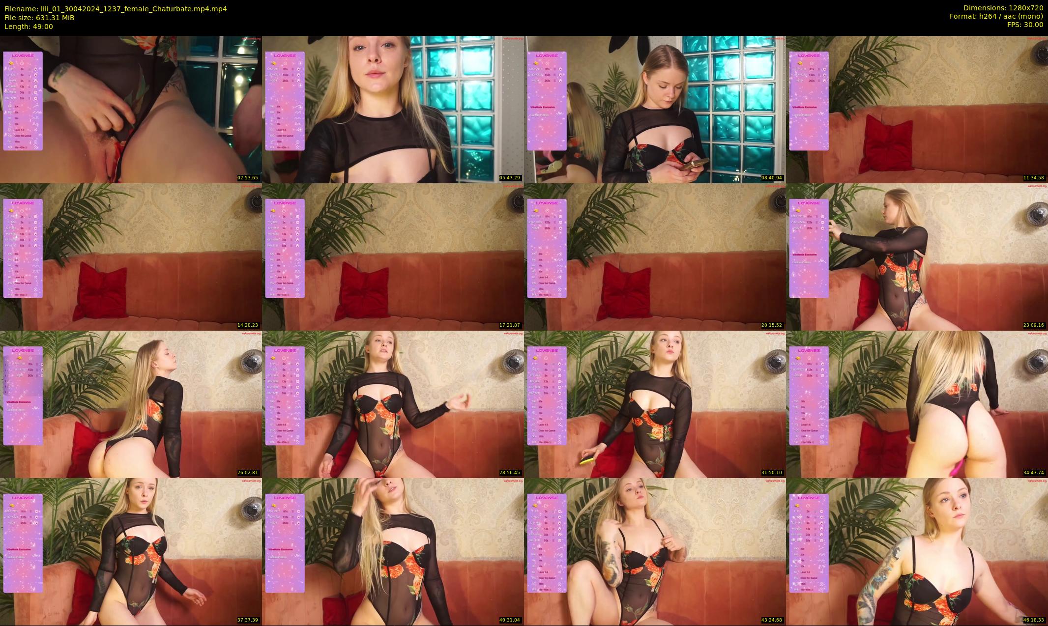 lili_01 — 49 minute Chaturbate female cam show recording, 720p, Apr 30, 2024
