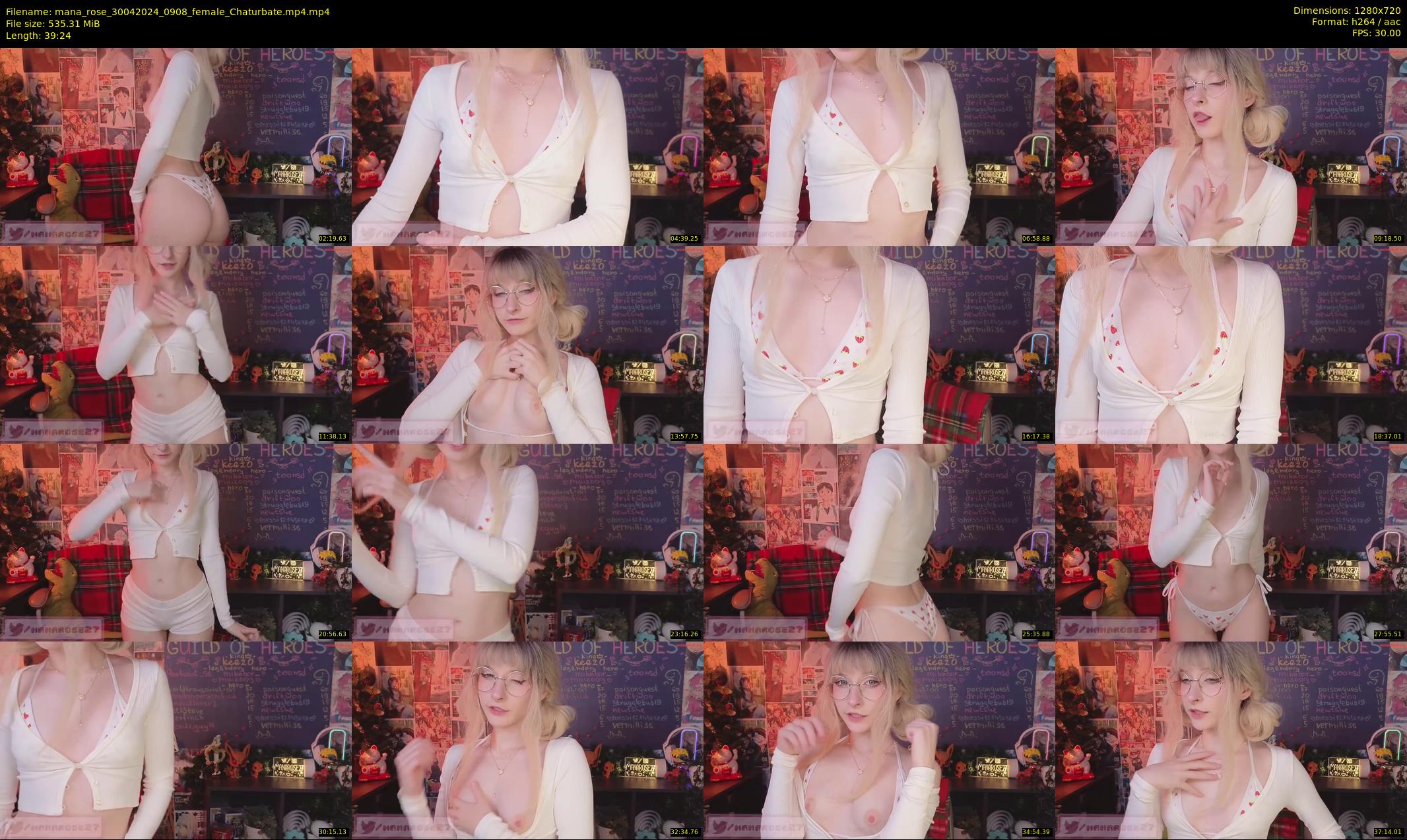 mana_rose — 40 minute Chaturbate female cam show recording, 720p, Apr 30, 2024