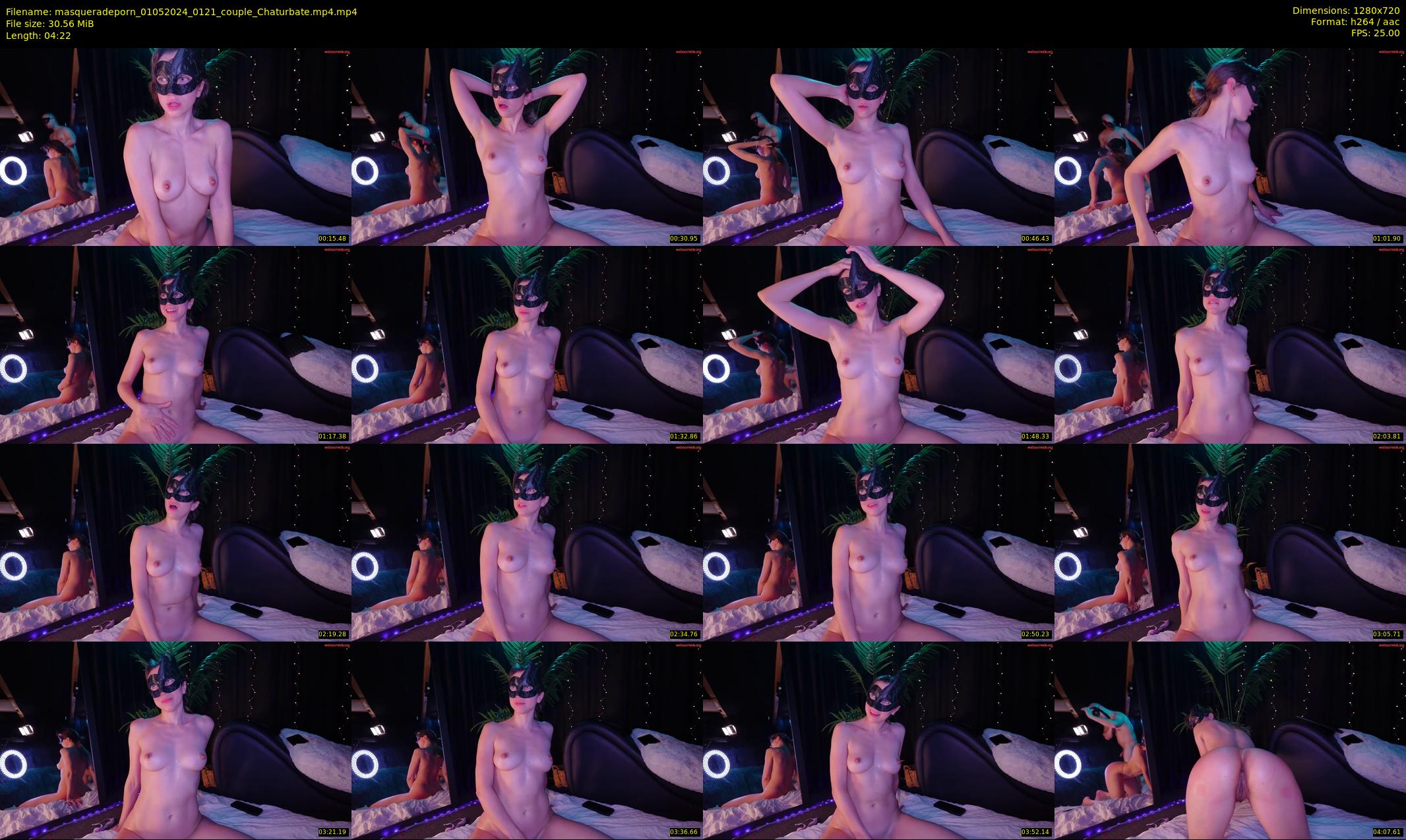 masqueradeporn — 5 minute Chaturbate couple cam show recording, 720p, May 1, 2024