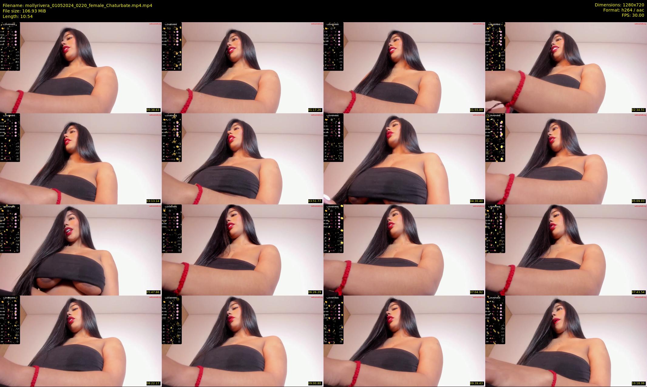 mollyrivera — 11 minute Chaturbate female cam show recording, 720p, May 1, 2024