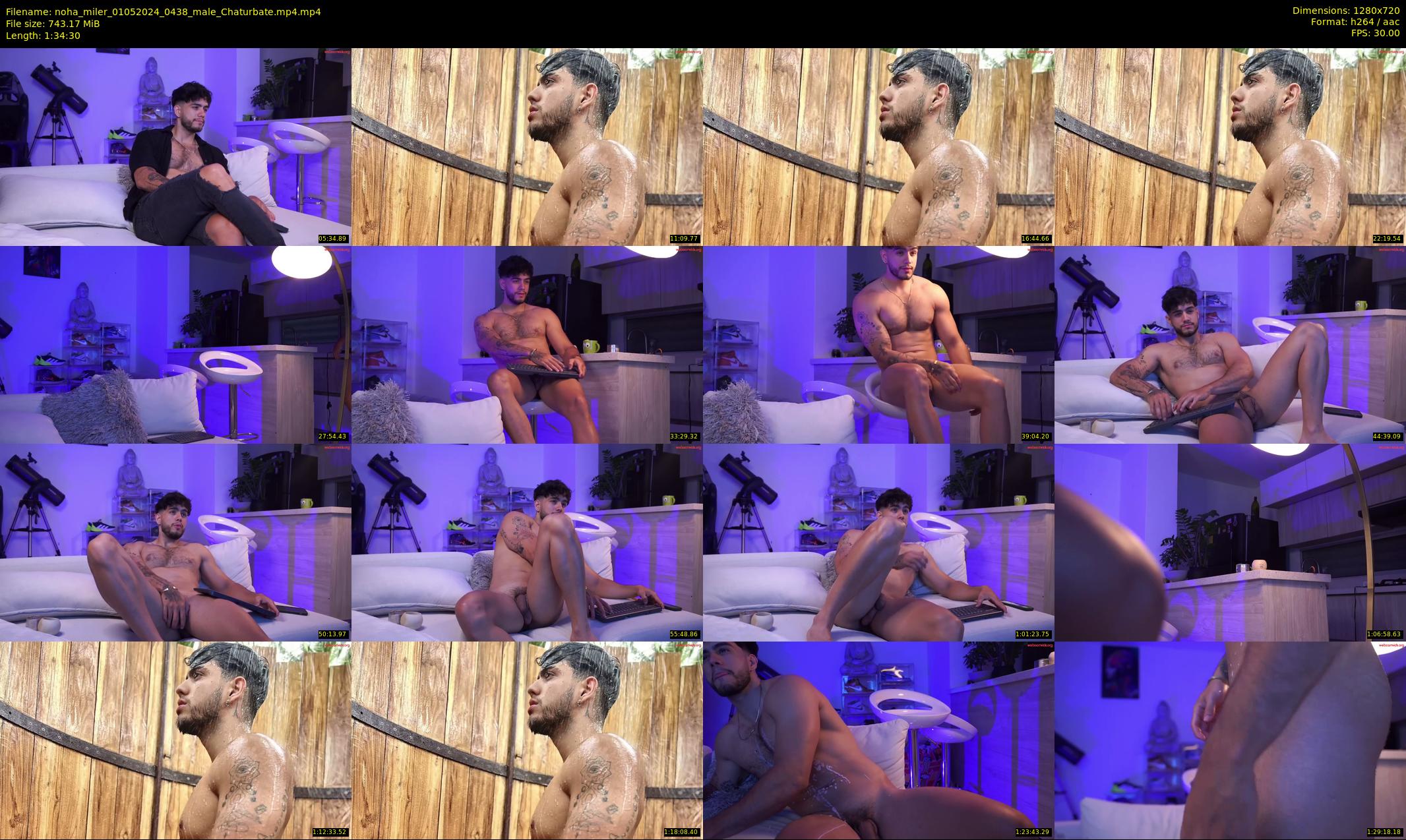 noha_miler — 95 minute Chaturbate male cam show recording, 720p, May 1, 2024
