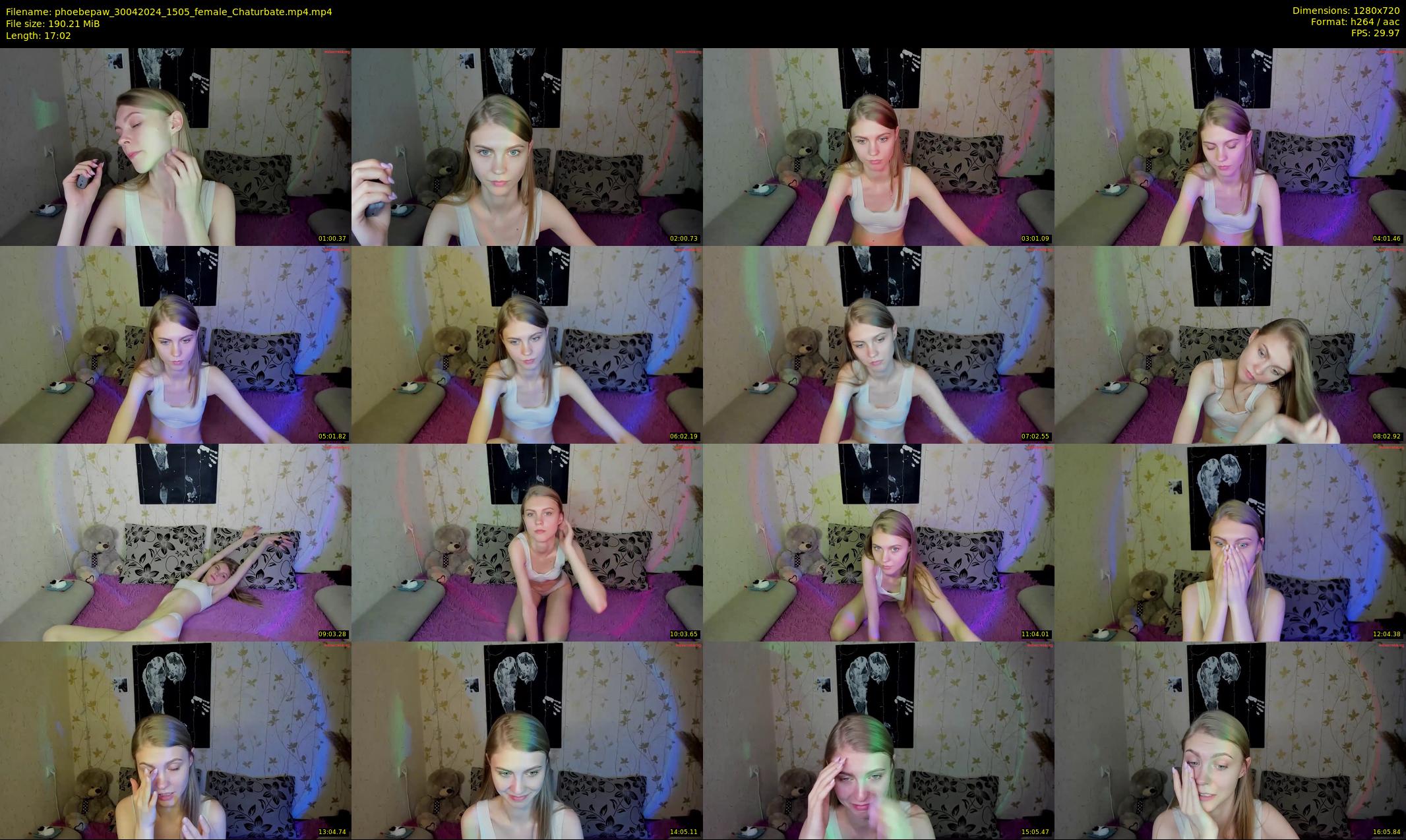 phoebepaw — 18 minute Chaturbate female cam show recording, 720p, Apr 30, 2024
