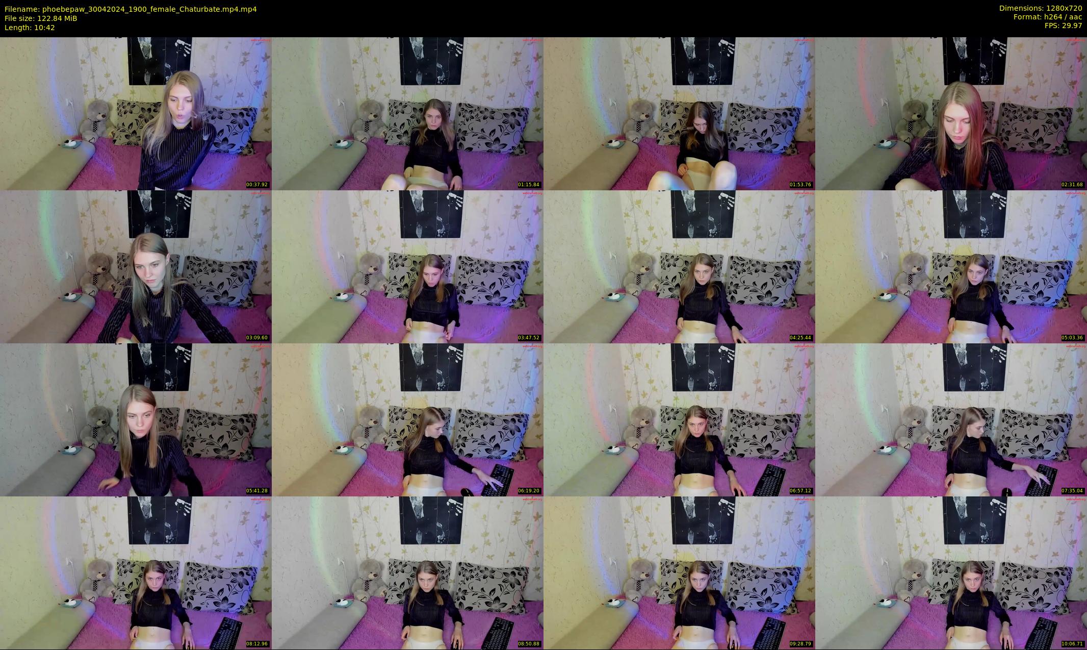phoebepaw — 11 minute Chaturbate female cam show recording, 720p, Apr 30, 2024