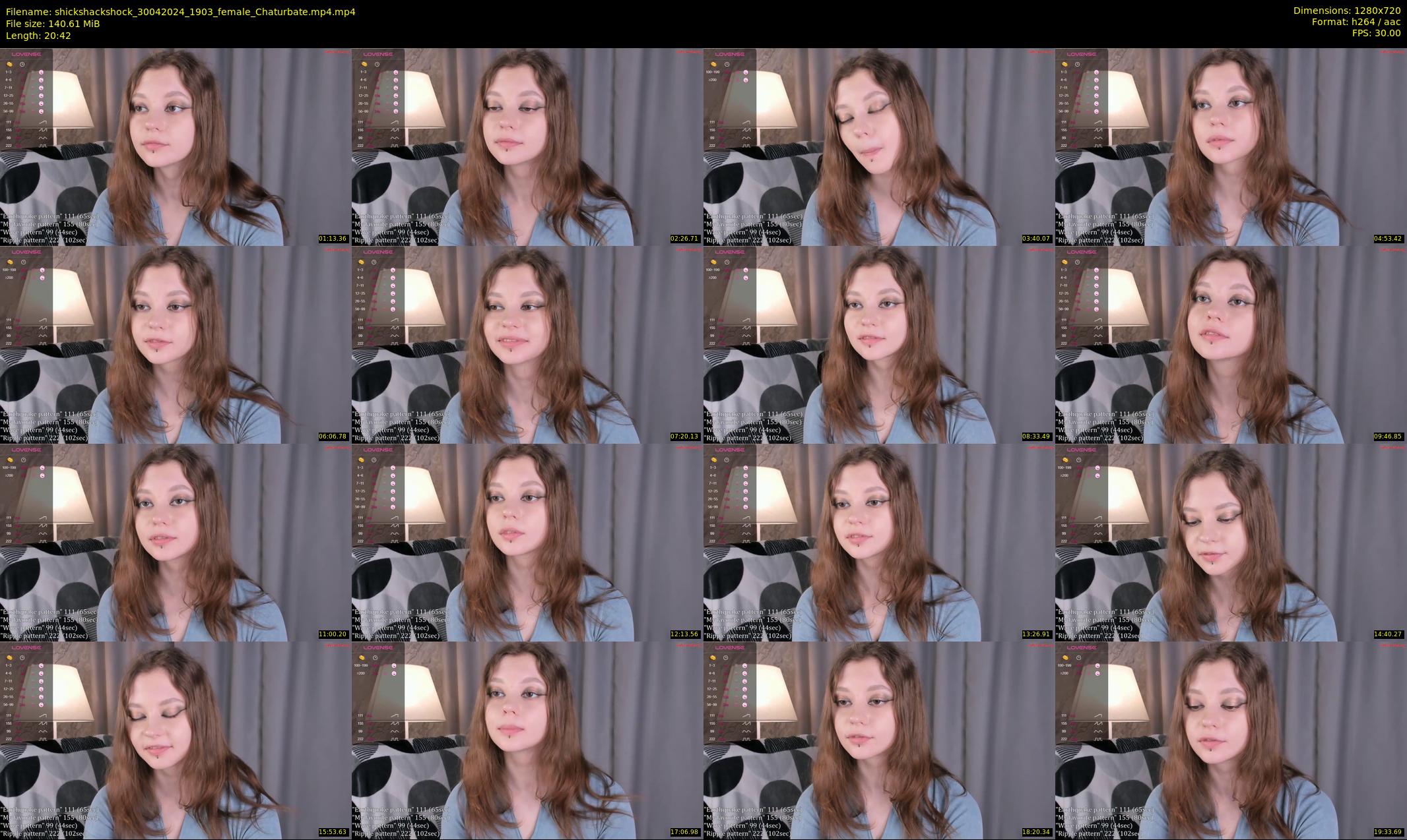 shickshackshock — 21 minute Chaturbate female cam show recording, 720p, Apr 30, 2024
