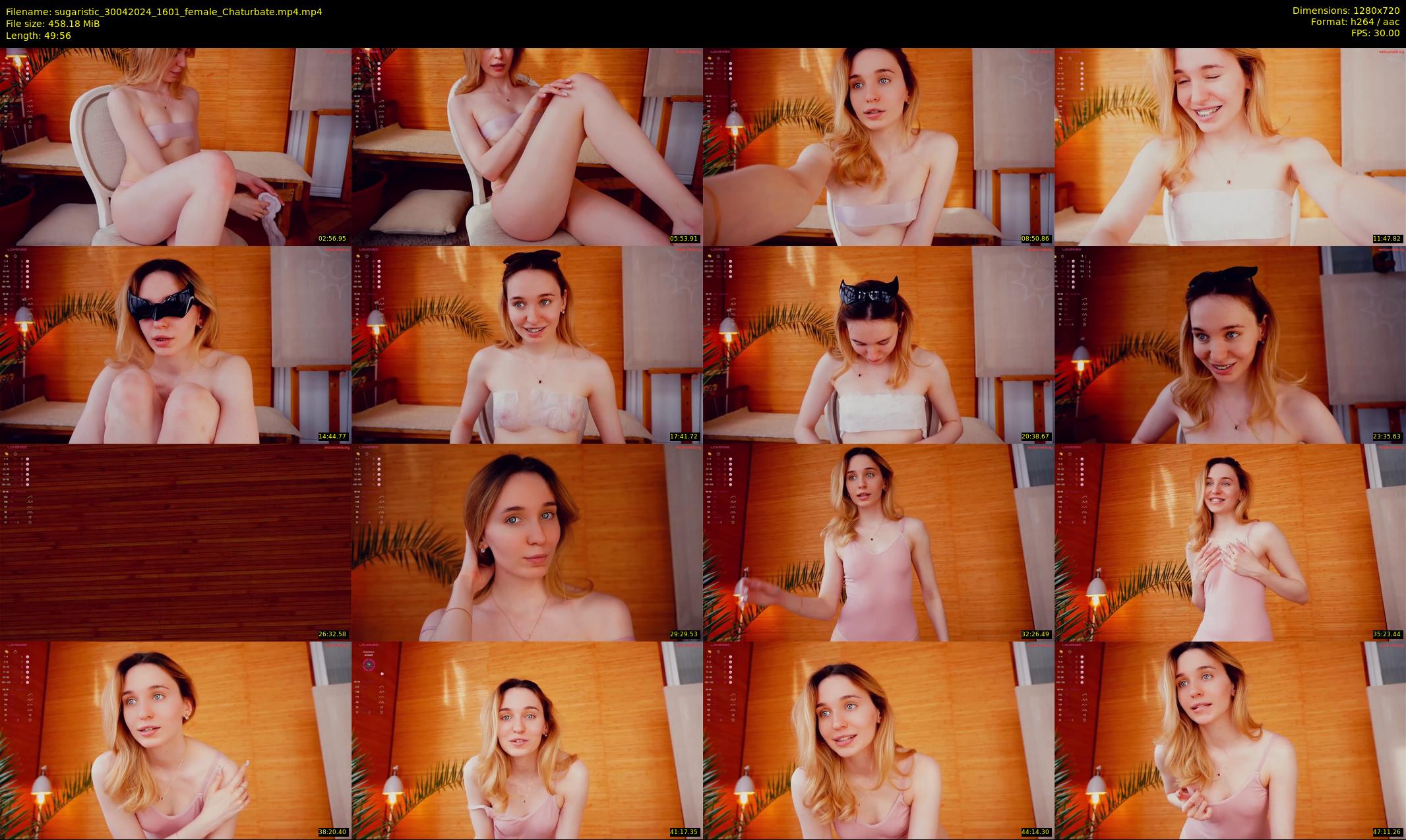 sugaristic — 50 minute Chaturbate female cam show recording, 720p, Apr 30, 2024