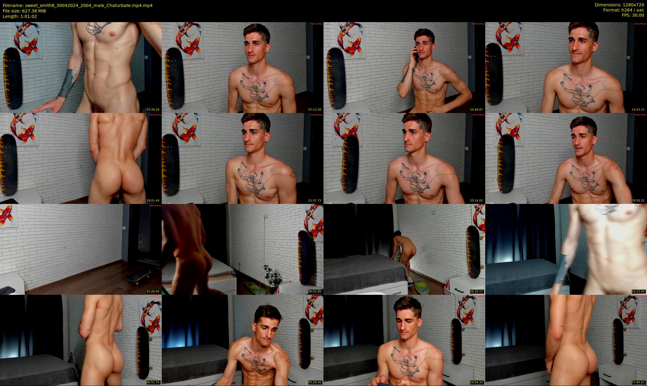 sweet_smith8 — 62 minute Chaturbate male cam show recording, 720p, Apr 30, 2024