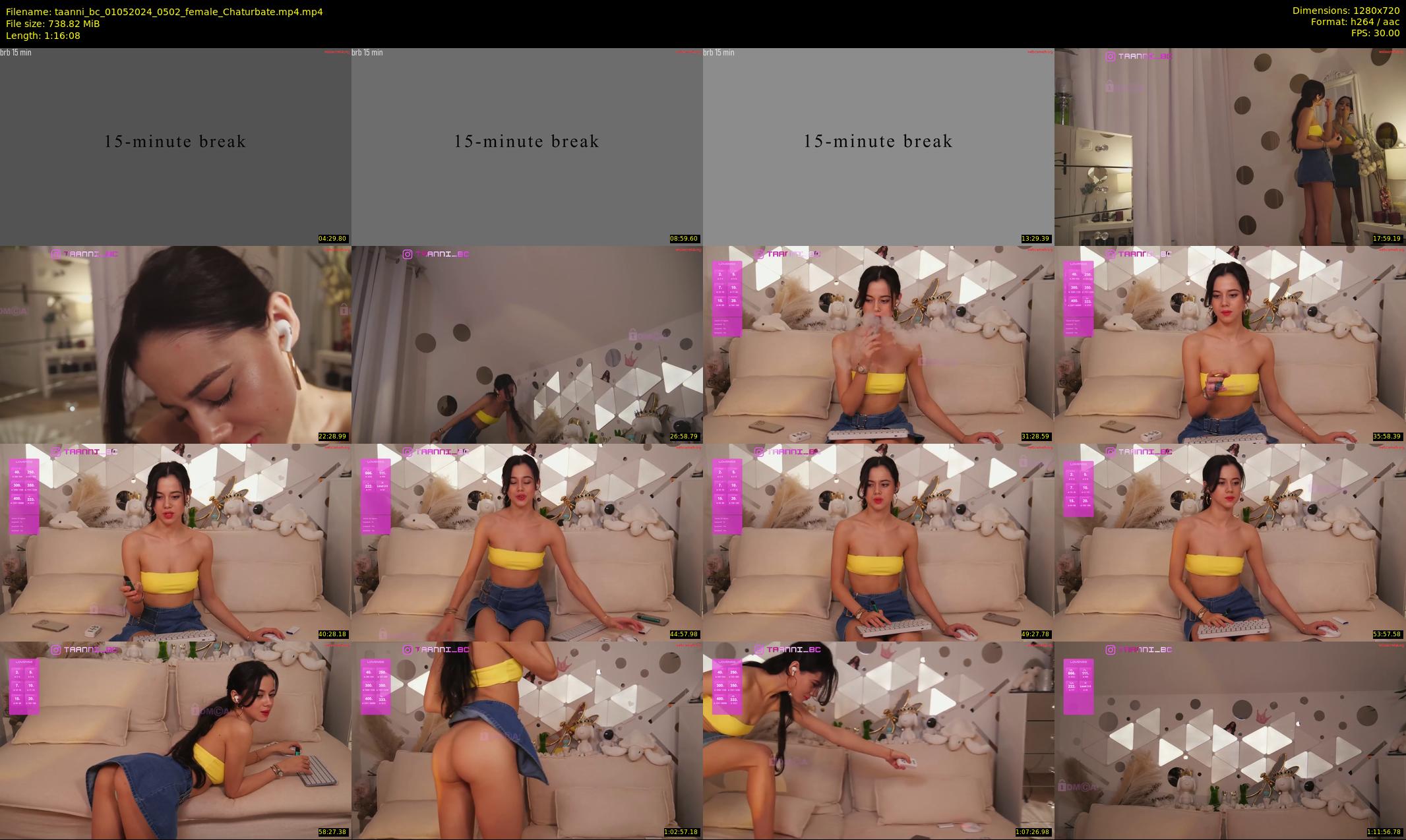 taanni_bc — 77 minute Chaturbate female cam show recording, 720p, May 1, 2024