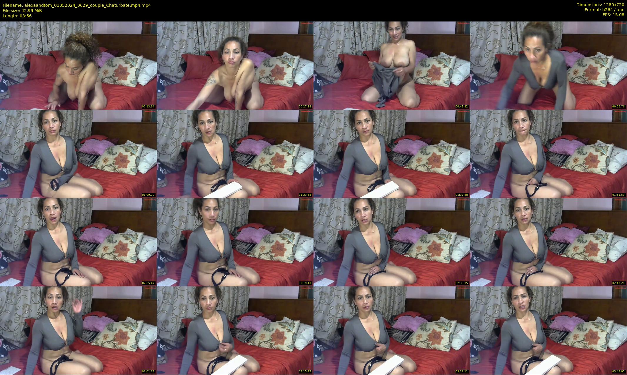 alexaandtom — 4 minute Chaturbate couple cam show recording, 720p, May 1, 2024