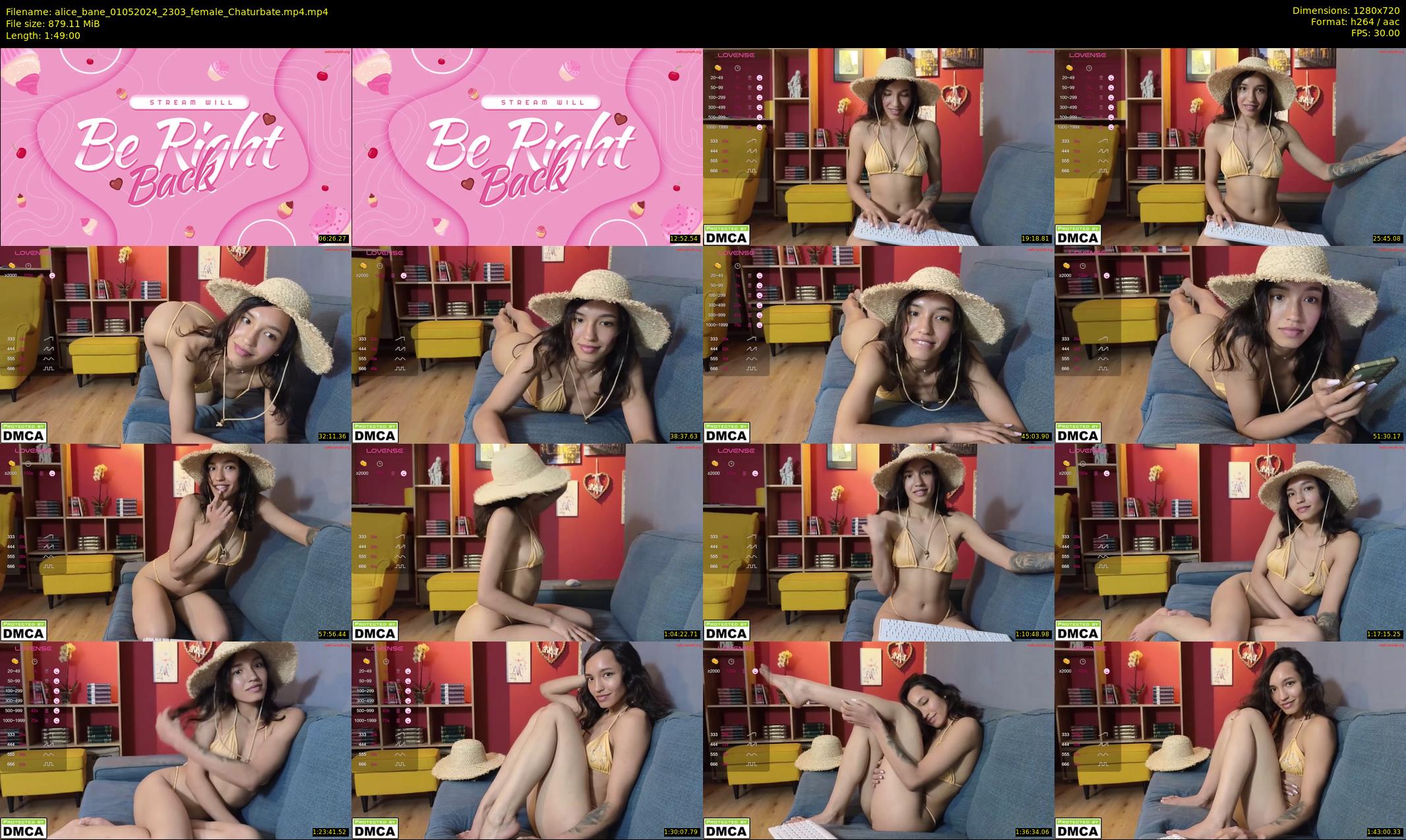 alice_bane — 109 minute Chaturbate female cam show recording, 720p, May 1, 2024