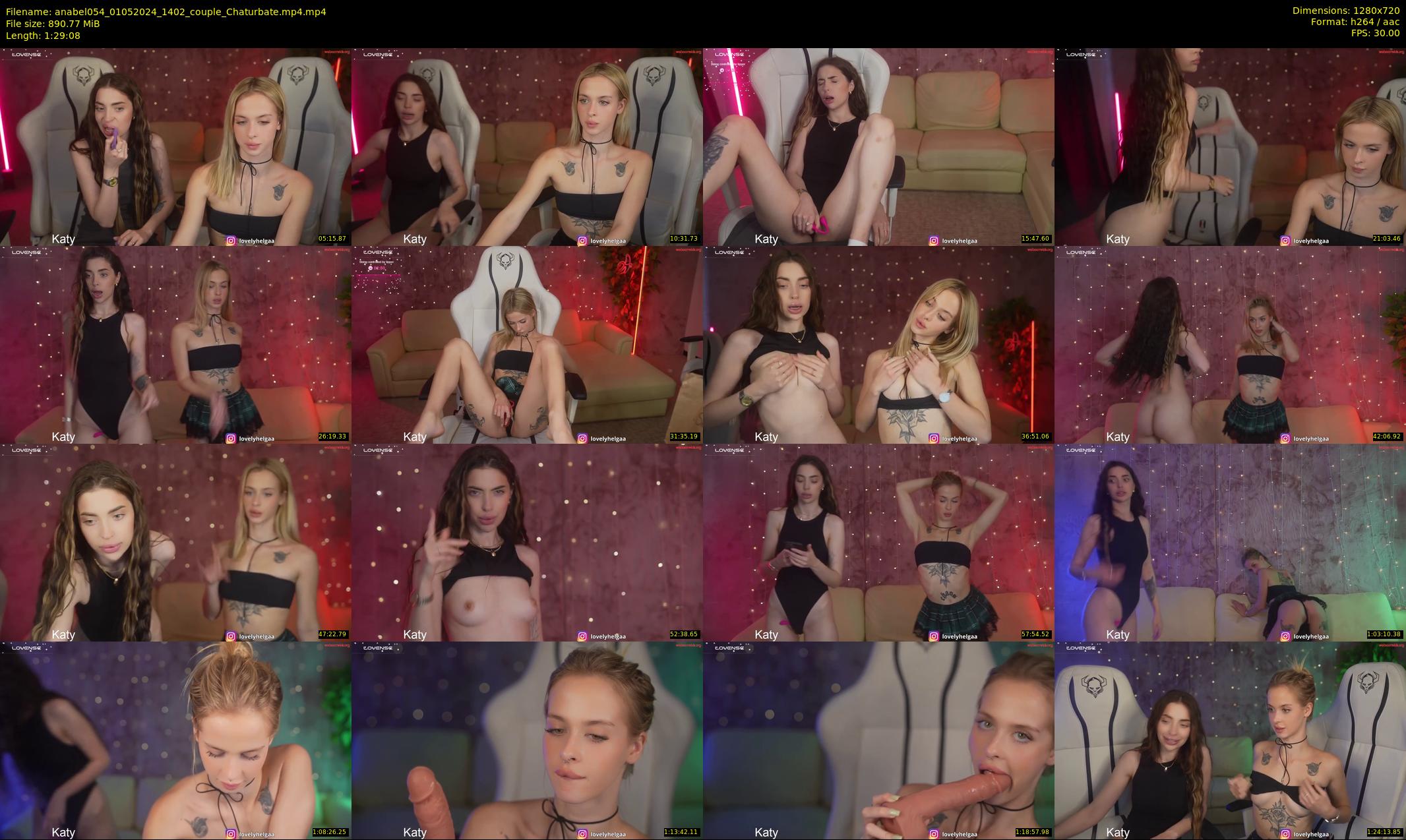 anabel054 — 90 minute Chaturbate female cam show recording, 720p, May 1, 2024