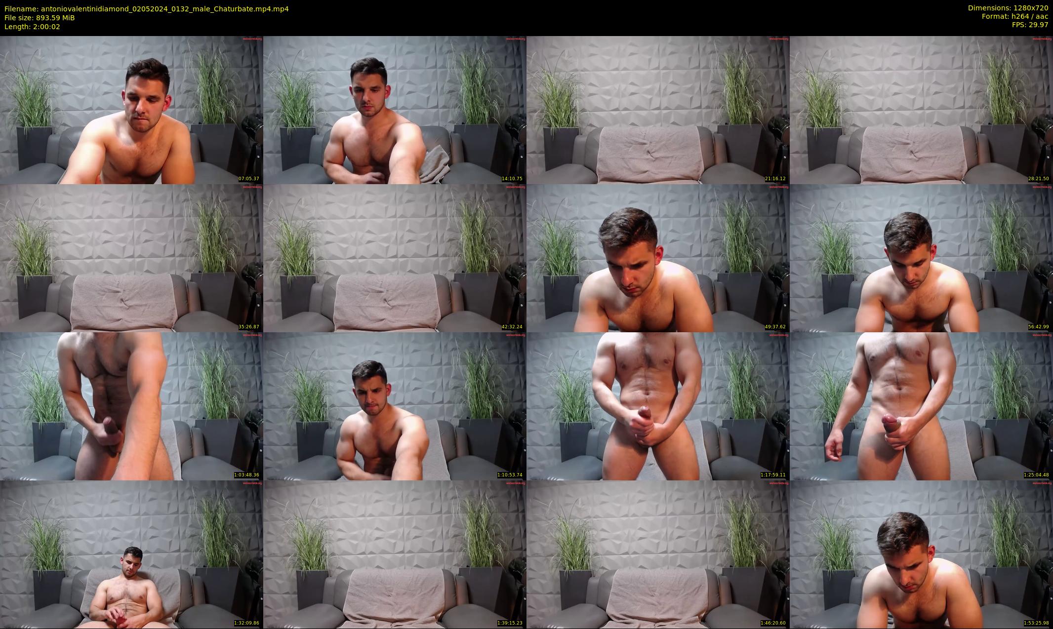 antoniovalentinidiamond — 121 minute Chaturbate male cam show recording, 720p, May 2, 2024