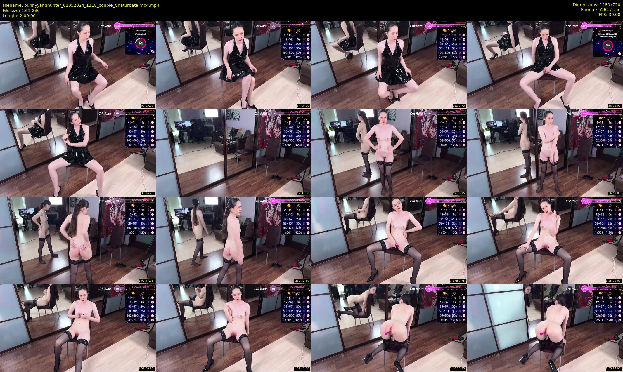 bunnyyandhunter — 120 minute Chaturbate couple cam show recording, 720p, May 1, 2024