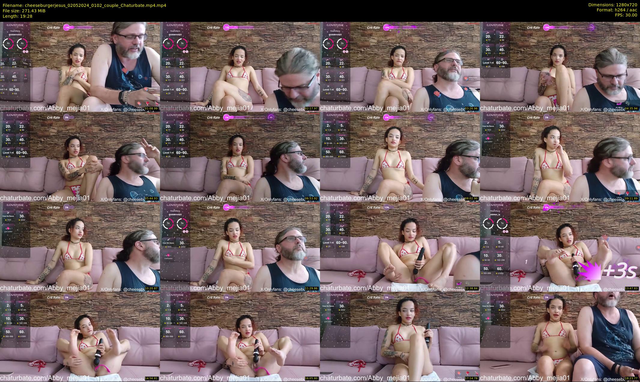 cheeseburgerjesus — 20 minute Chaturbate couple cam show recording, 720p, May 2, 2024