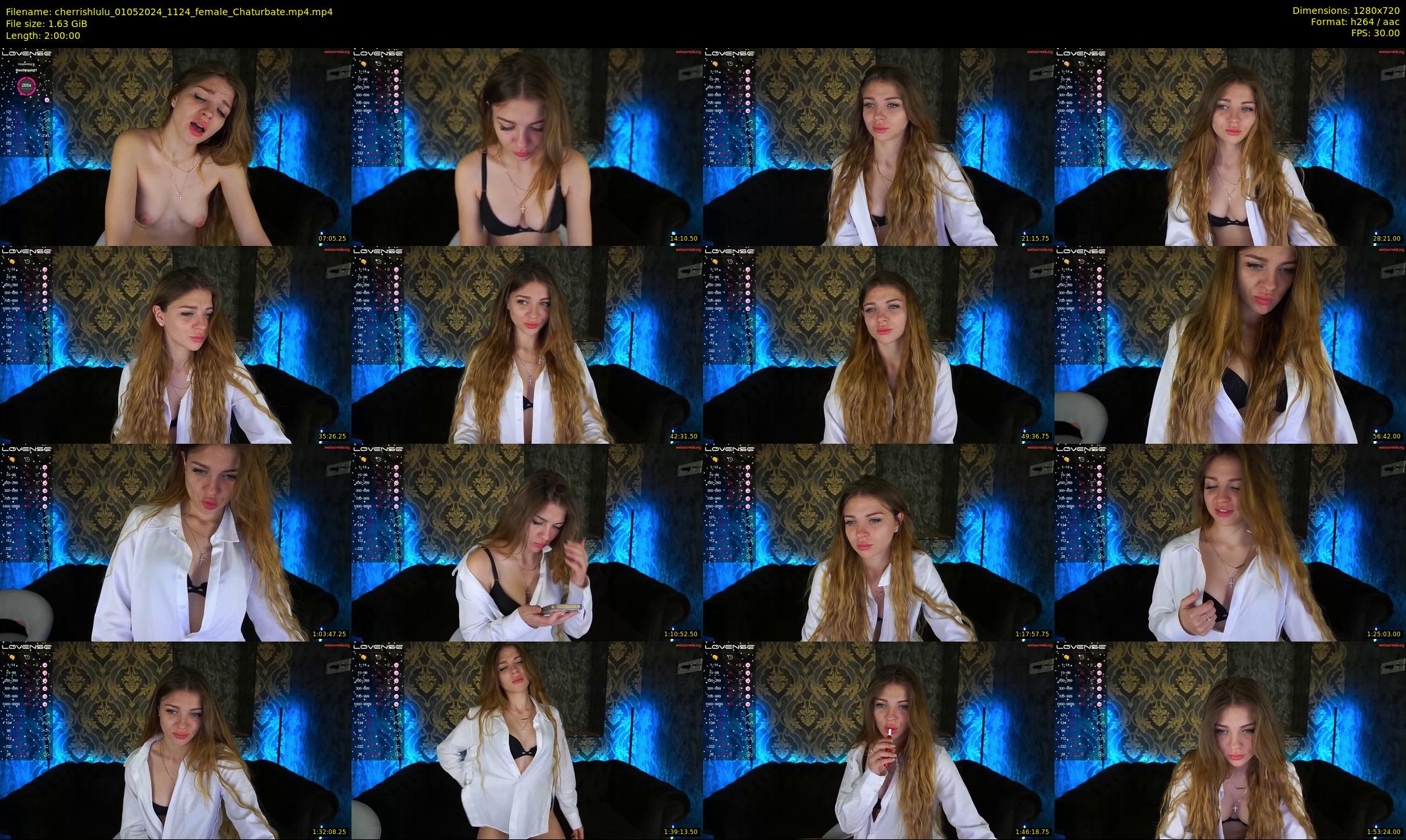 cherrishlulu — 120 minute Chaturbate female cam show recording, 720p, May 1, 2024