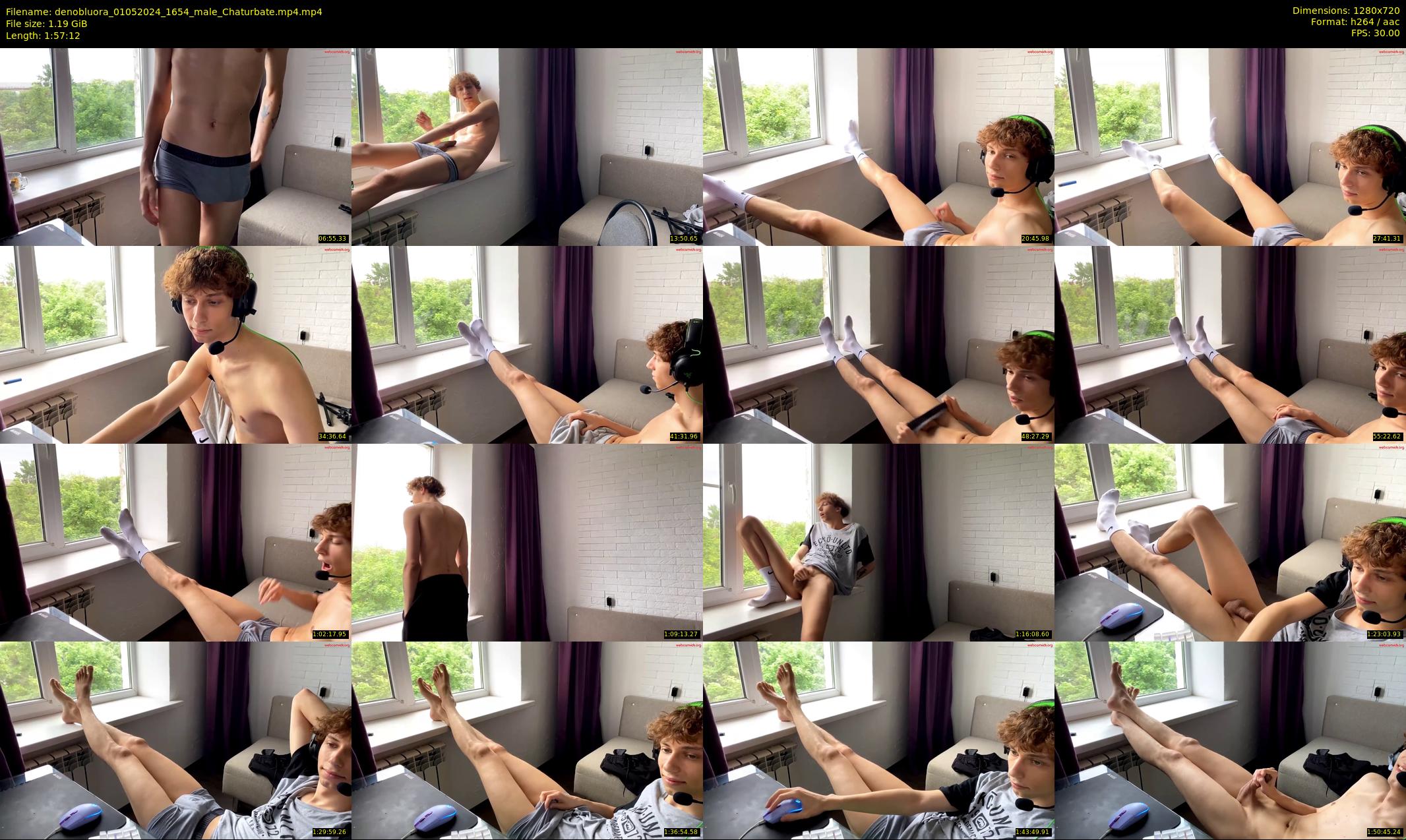 denobluora — 118 minute Chaturbate male cam show recording, 720p, May 1, 2024