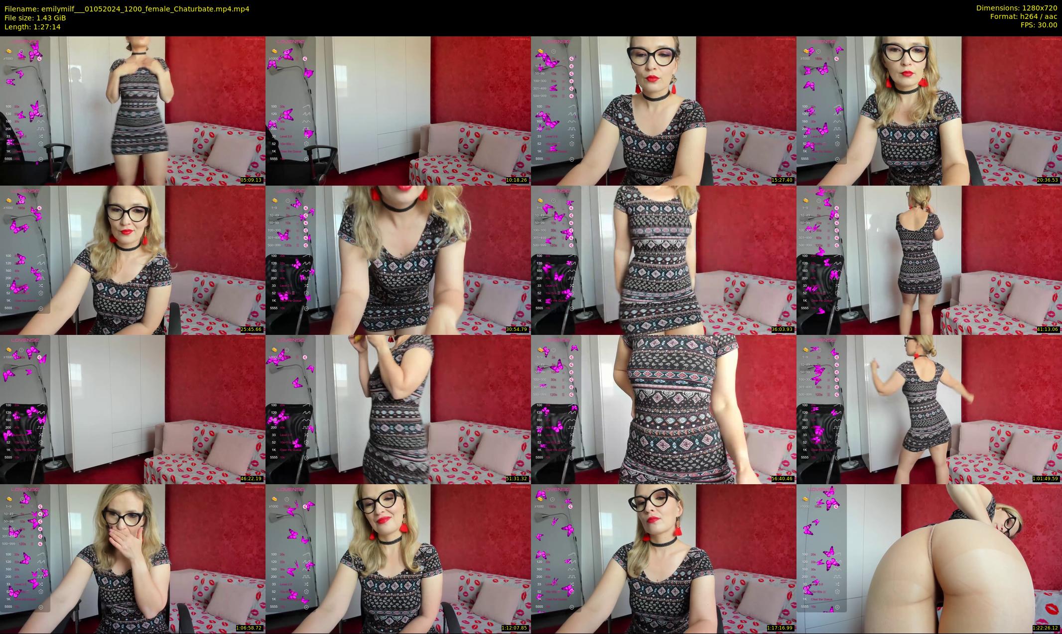 emilymilf__ — 88 minute Chaturbate female cam show recording, 720p, May 1, 2024