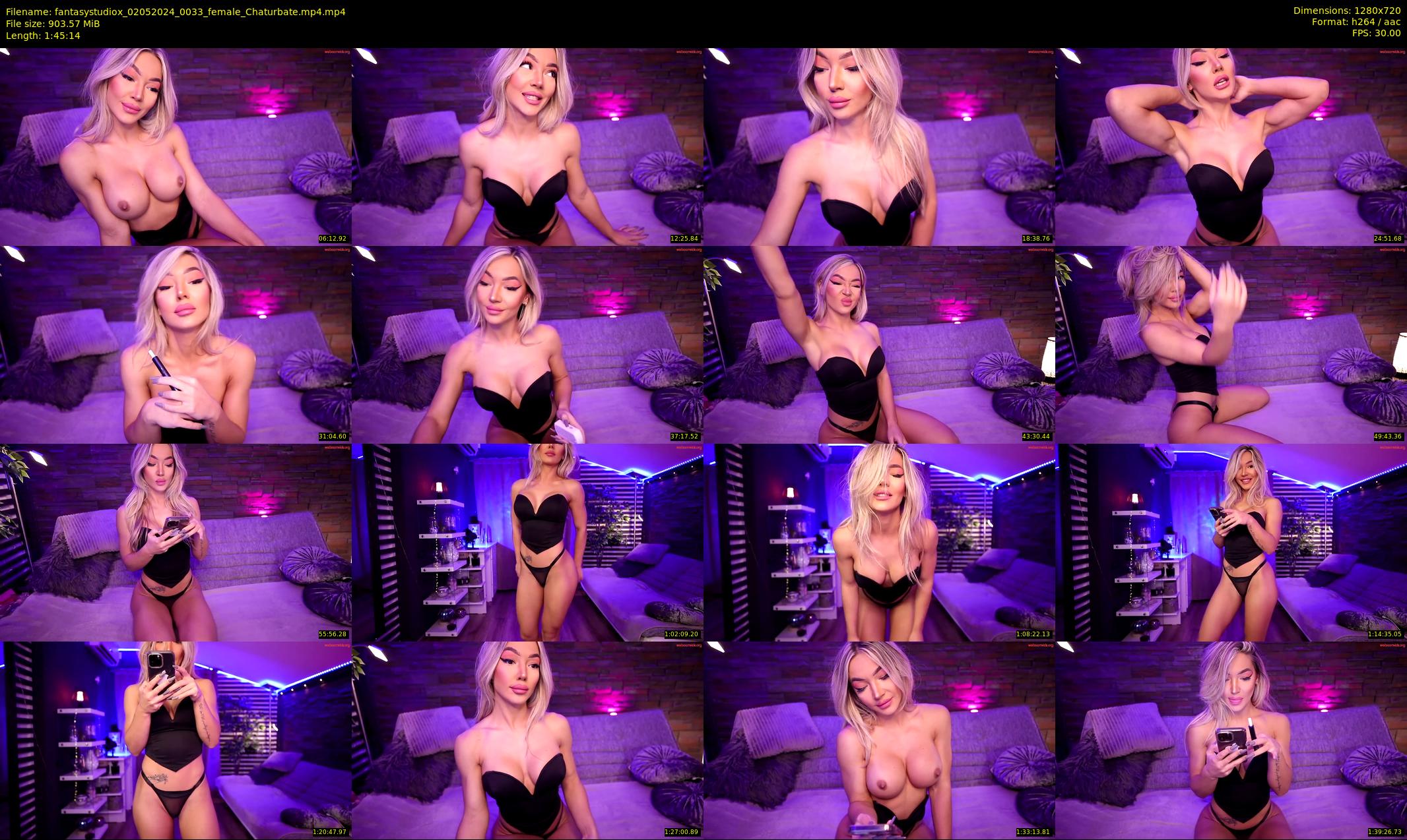 fantasystudiox — 106 minute Chaturbate female cam show recording, 720p, May 2, 2024
