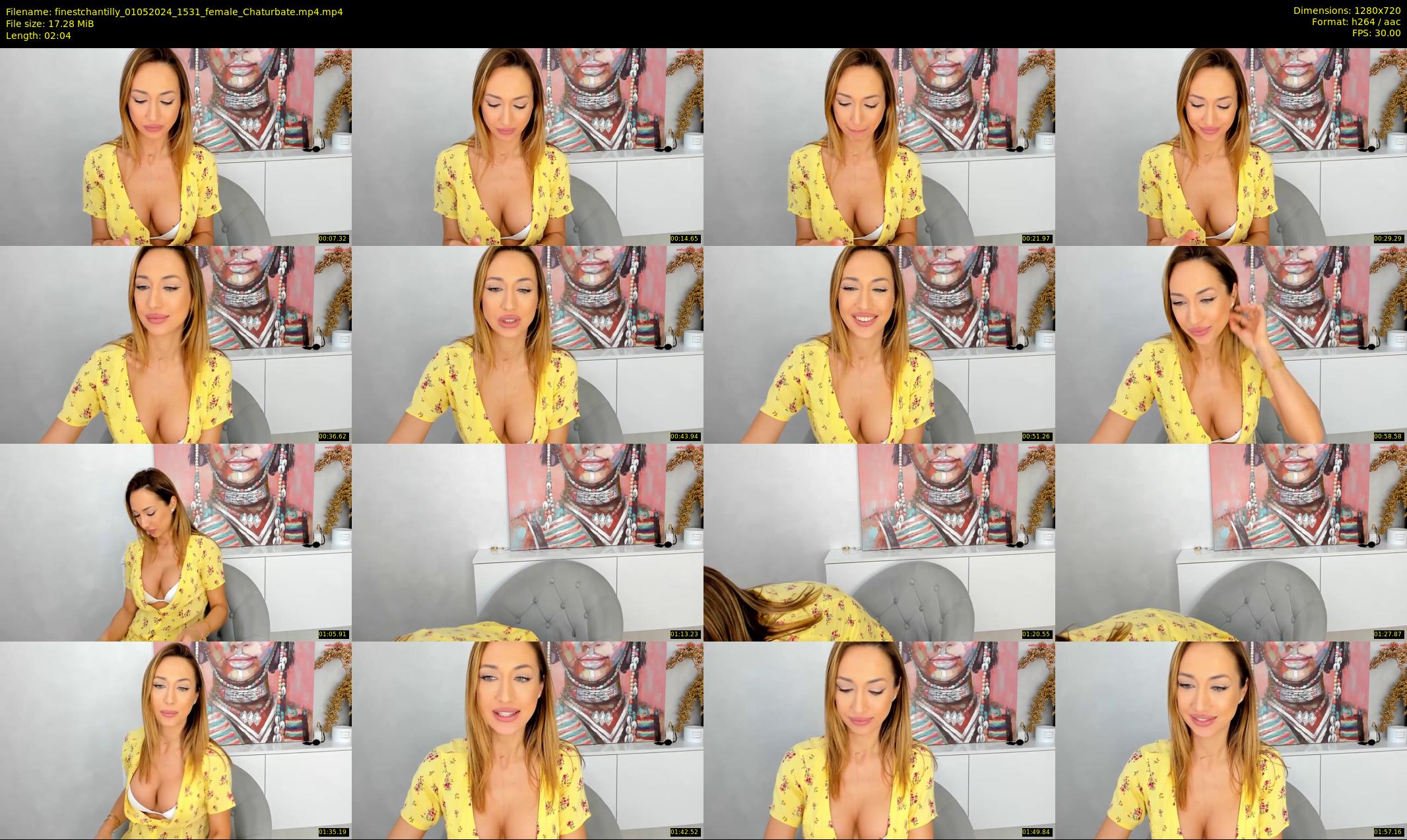 finestchantilly — 3 minute Chaturbate female cam show recording, 720p, May 1, 2024