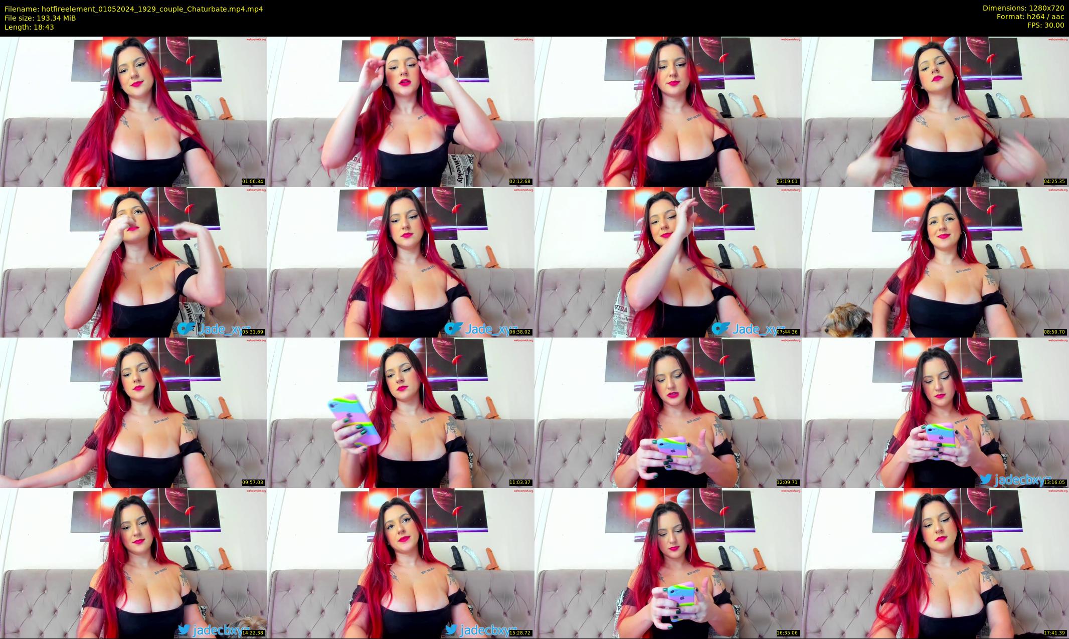 hotfireelement — 19 minute Chaturbate couple cam show recording, 720p, May 1, 2024