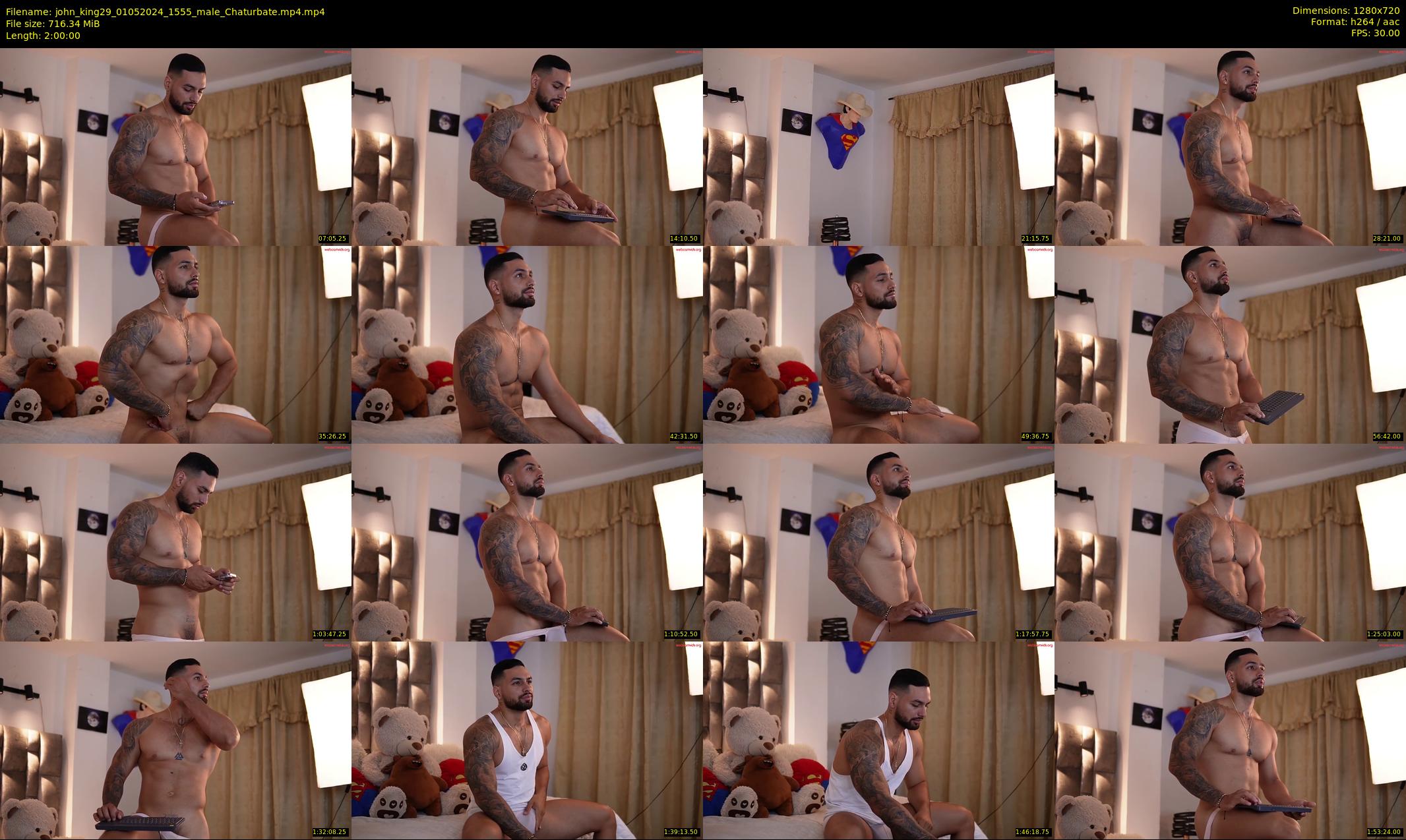 john_king29 — 120 minute Chaturbate male cam show recording, 720p, May 1, 2024