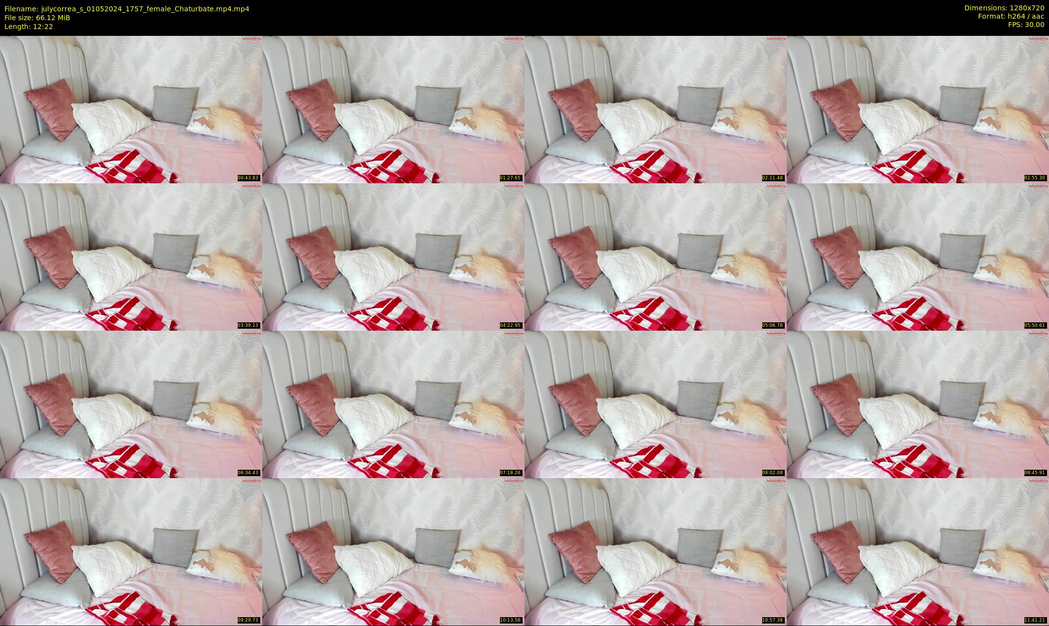julycorrea_s — 13 minute Chaturbate female cam show recording, 720p, May 1, 2024