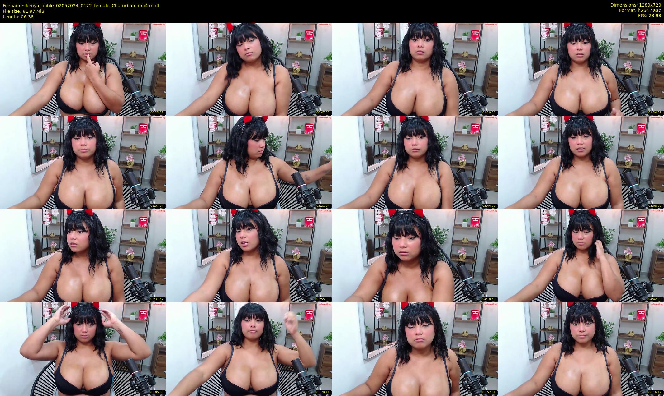kenya_buhle — 7 minute Chaturbate female cam show recording, 720p, May 2, 2024