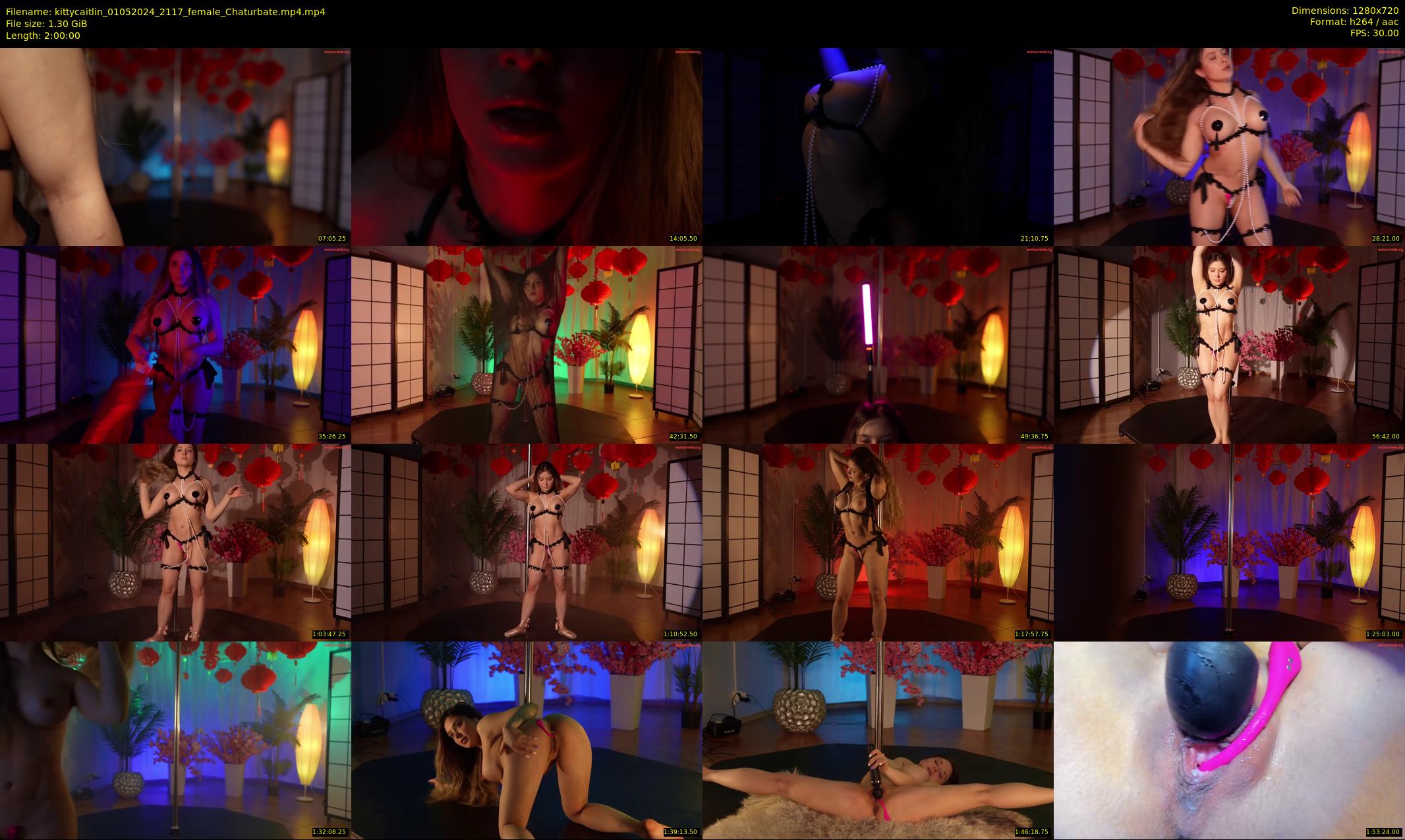 kittycaitlin — 120 minute Chaturbate female cam show recording, 720p, May 1, 2024