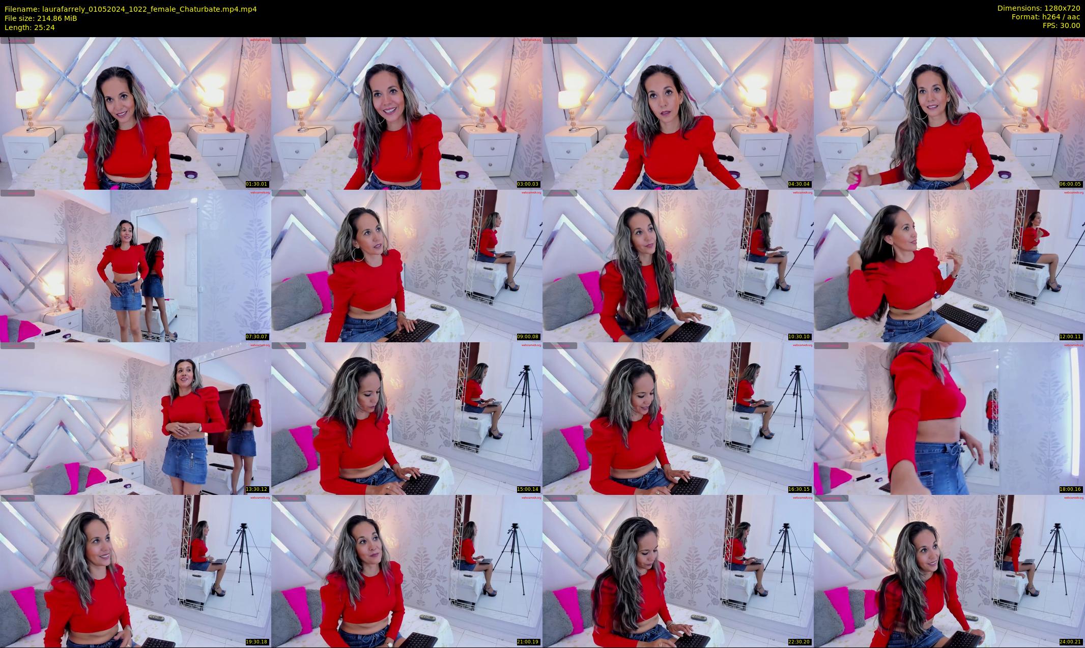 laurafarrely — 26 minute Chaturbate female cam show recording, 720p, May 1, 2024