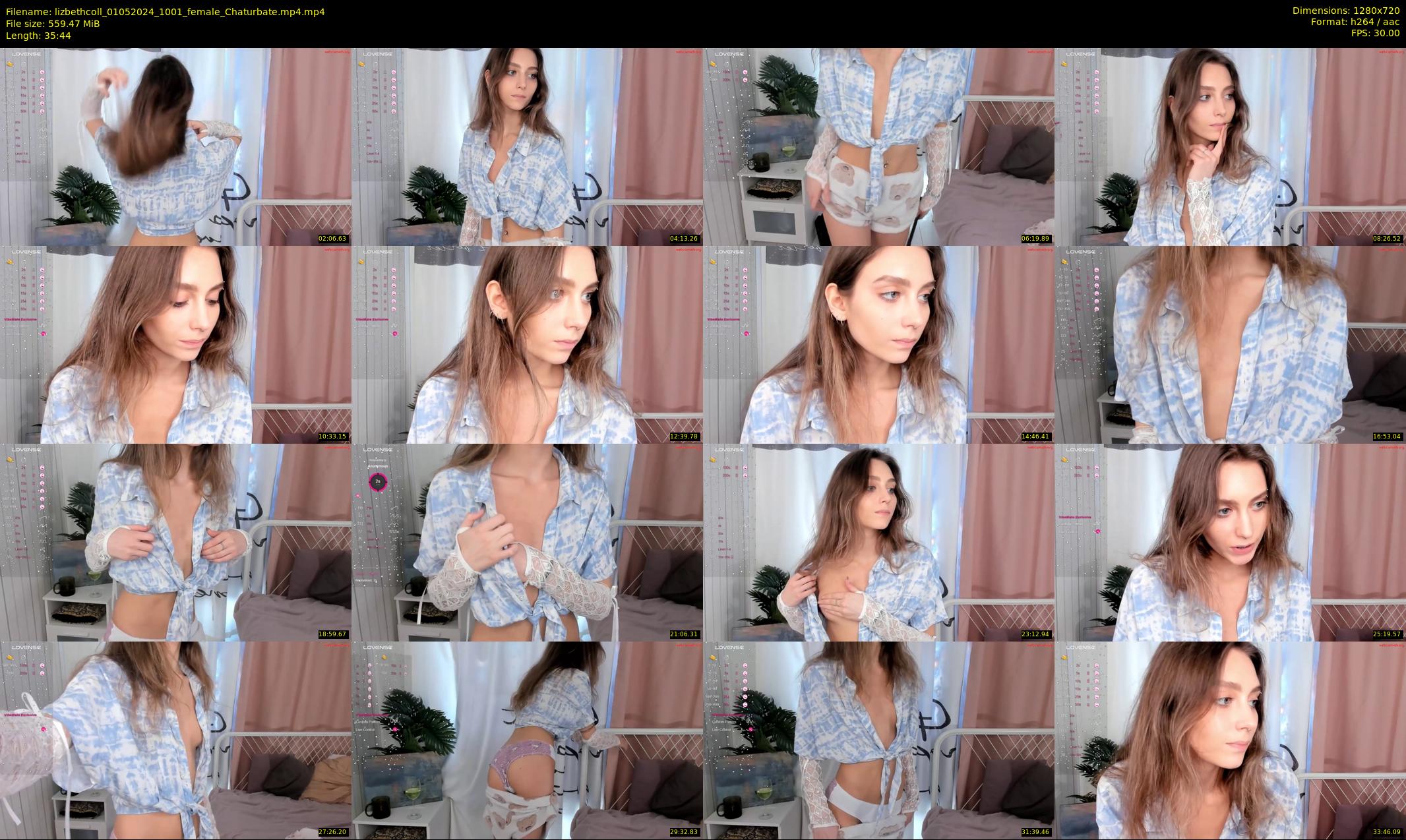 lizbethcoll — 36 minute Chaturbate female cam show recording, 720p, May 1, 2024