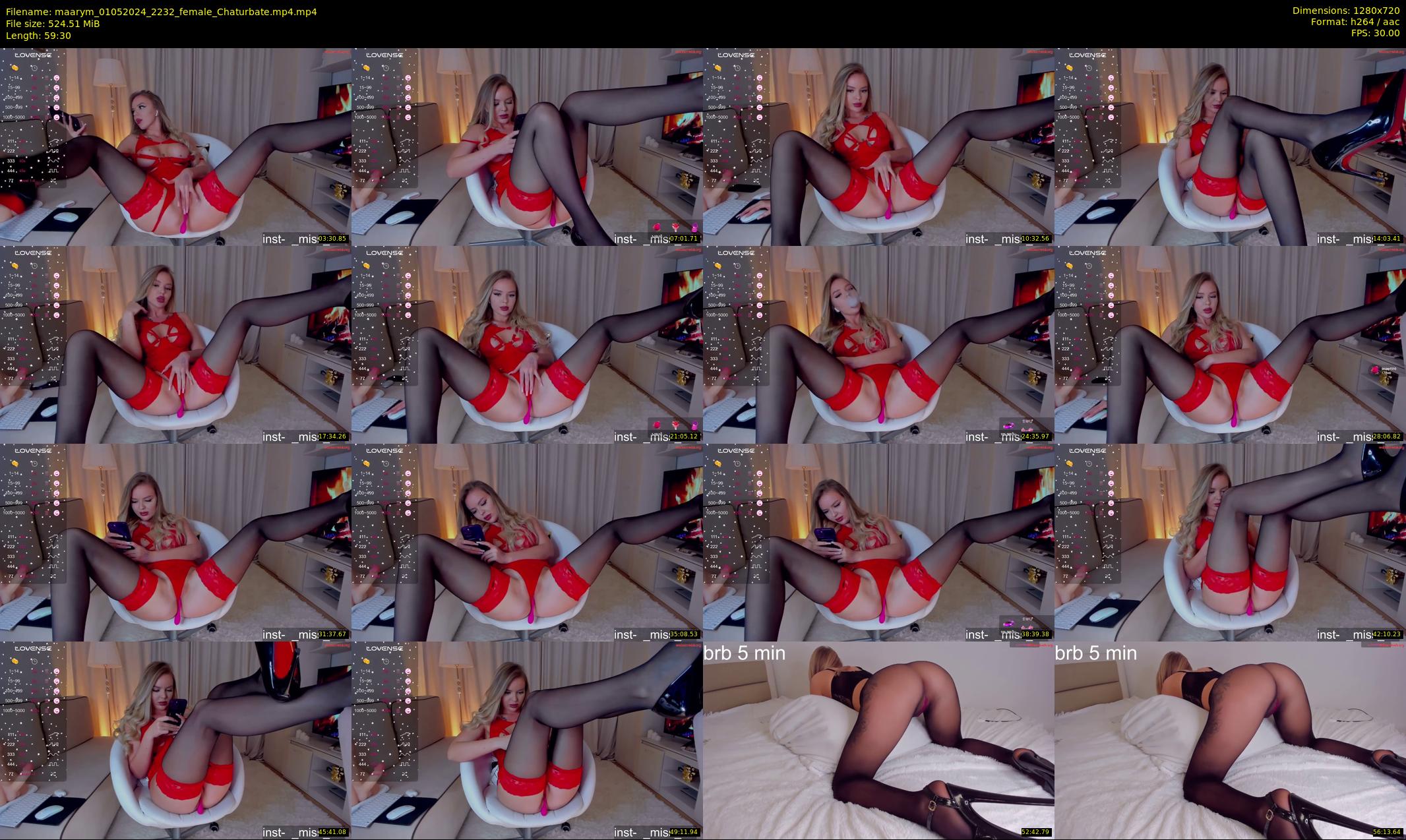 maarym — 60 minute Chaturbate couple cam show recording, 720p, May 1, 2024