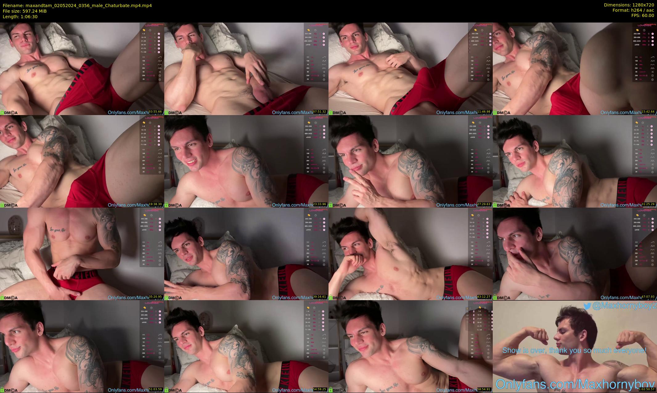 maxandtam — 67 minute Chaturbate couple cam show recording, 720p, May 2, 2024