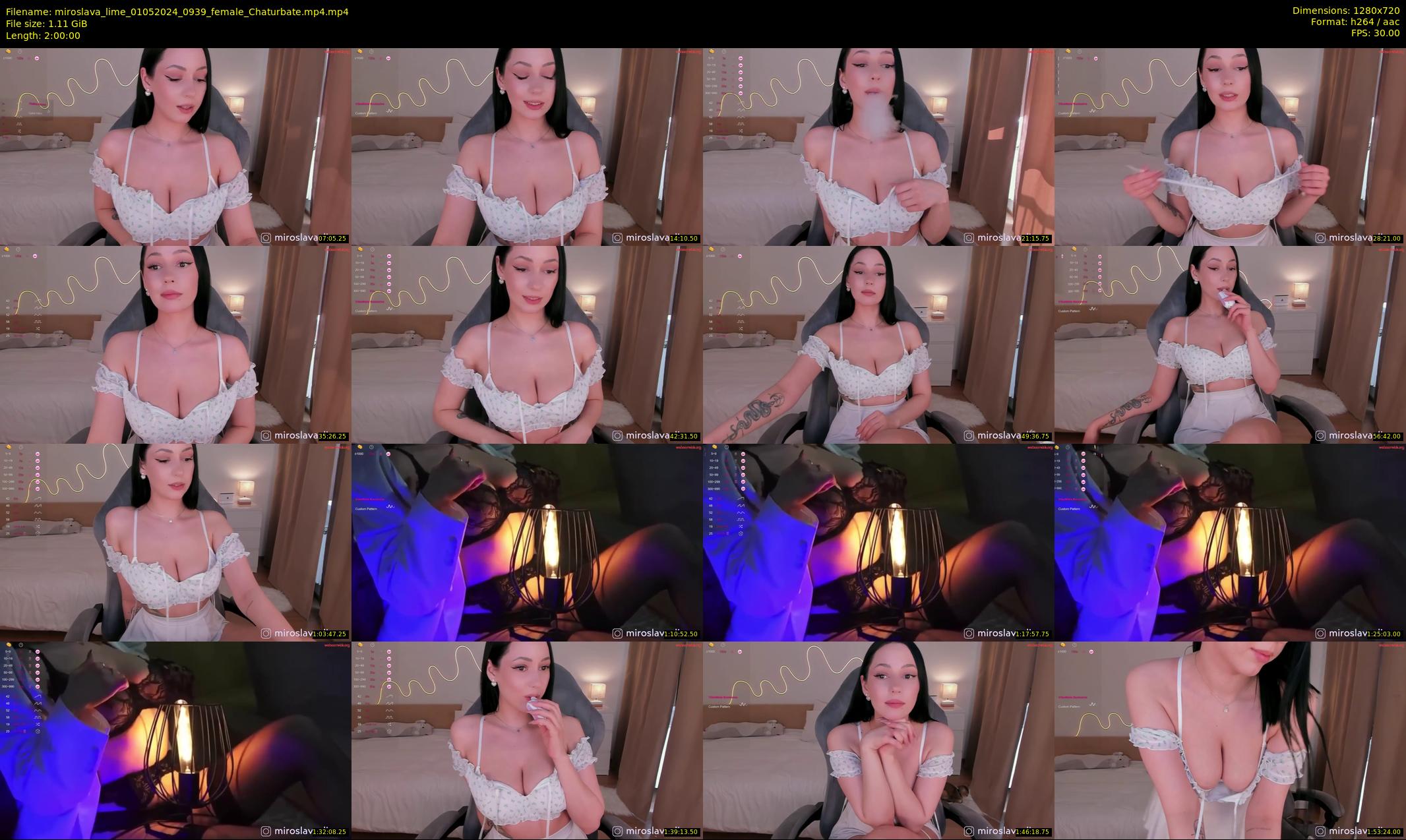 miroslava_lime — 120 minute Chaturbate female cam show recording, 720p, May 1, 2024