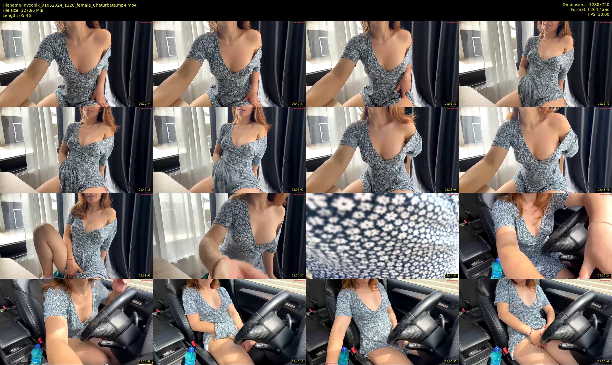 nyconik — 6 minute Chaturbate female cam show recording, 720p, May 1, 2024
