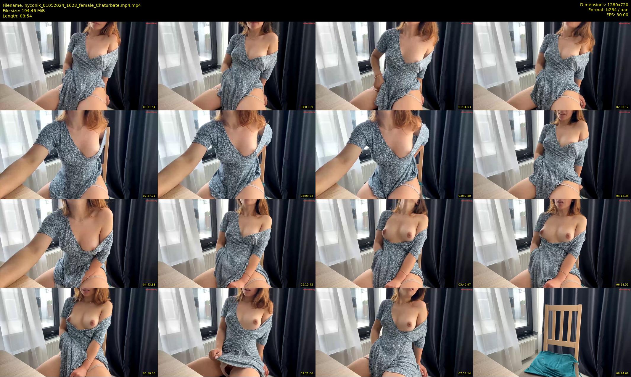 nyconik — 9 minute Chaturbate female cam show recording, 720p, May 1, 2024