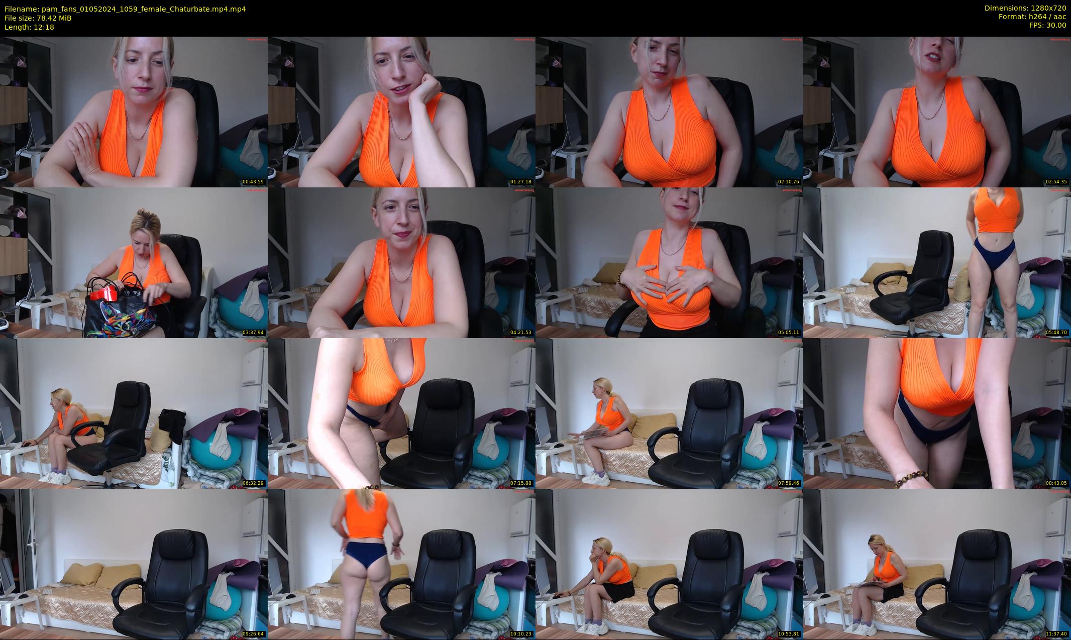 pam_fans — 13 minute Chaturbate female cam show recording, 720p, May 1, 2024