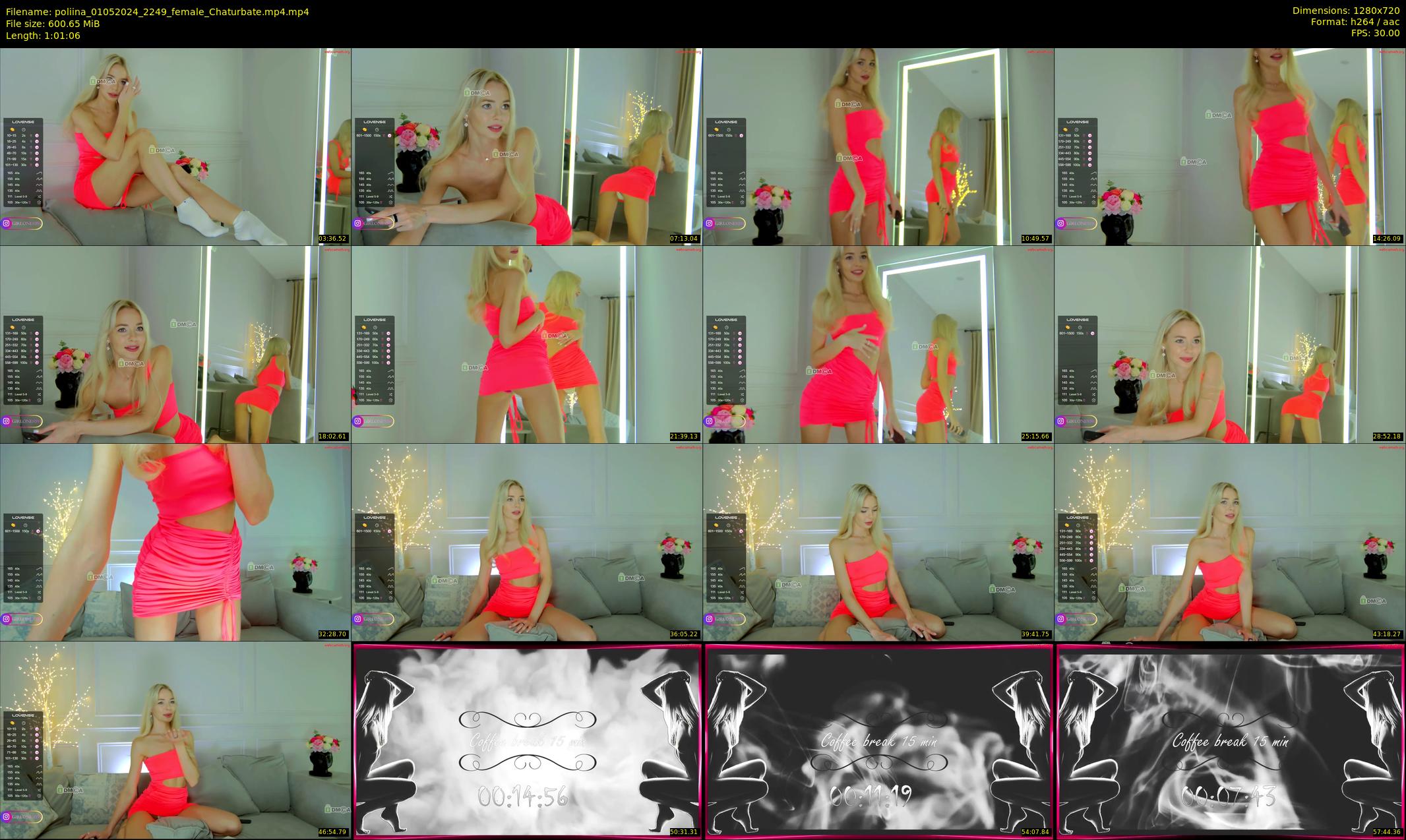 poliina — 62 minute Chaturbate female cam show recording, 720p, May 1, 2024