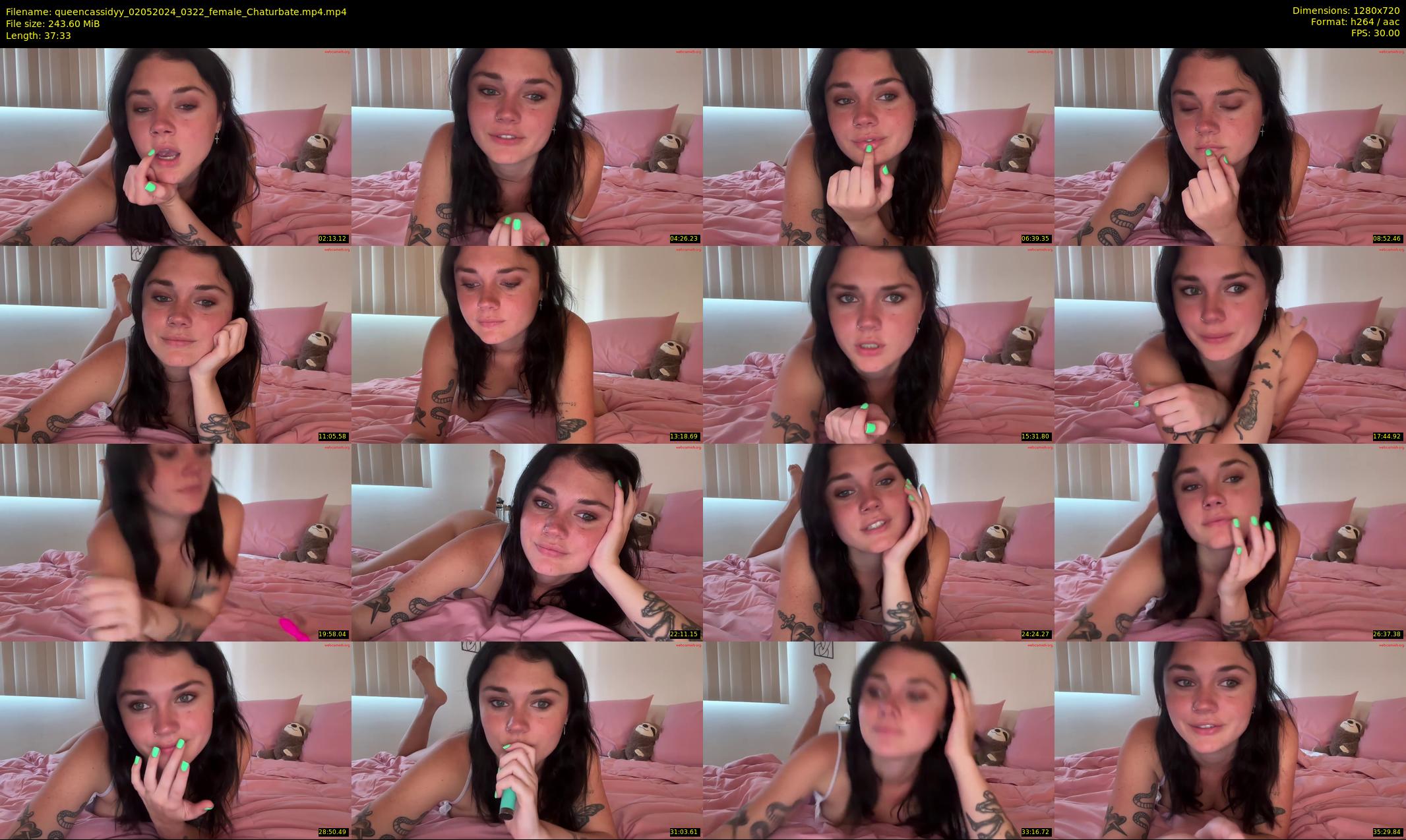 queencassidyy — 38 minute Chaturbate female cam show recording, 720p, May 2, 2024