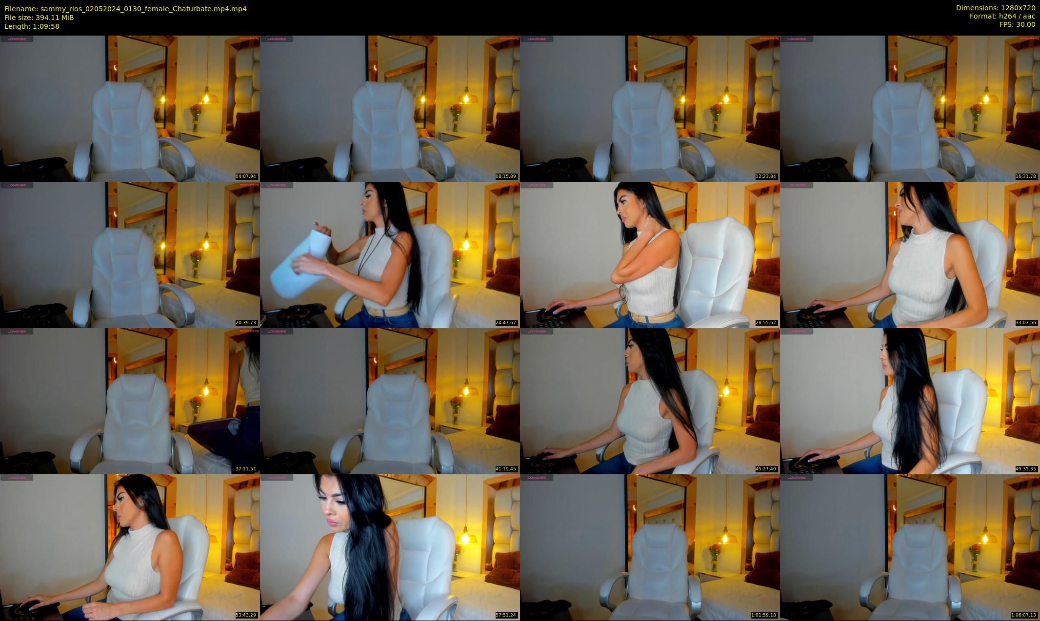 sammy_rios — 70 minute Chaturbate female cam show recording, 720p, May 2, 2024