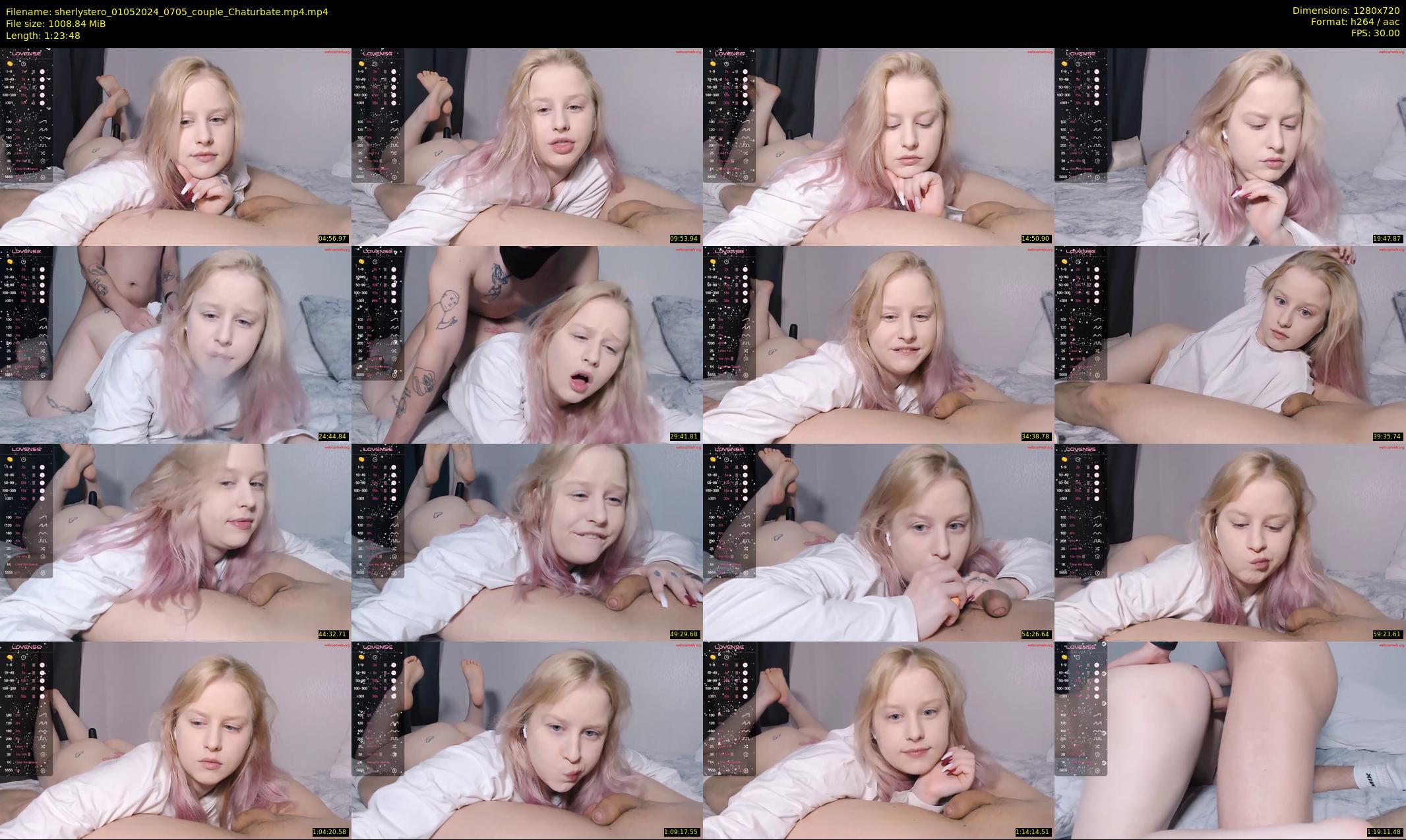 sherlystero — 84 minute Chaturbate couple cam show recording, 720p, May 1, 2024