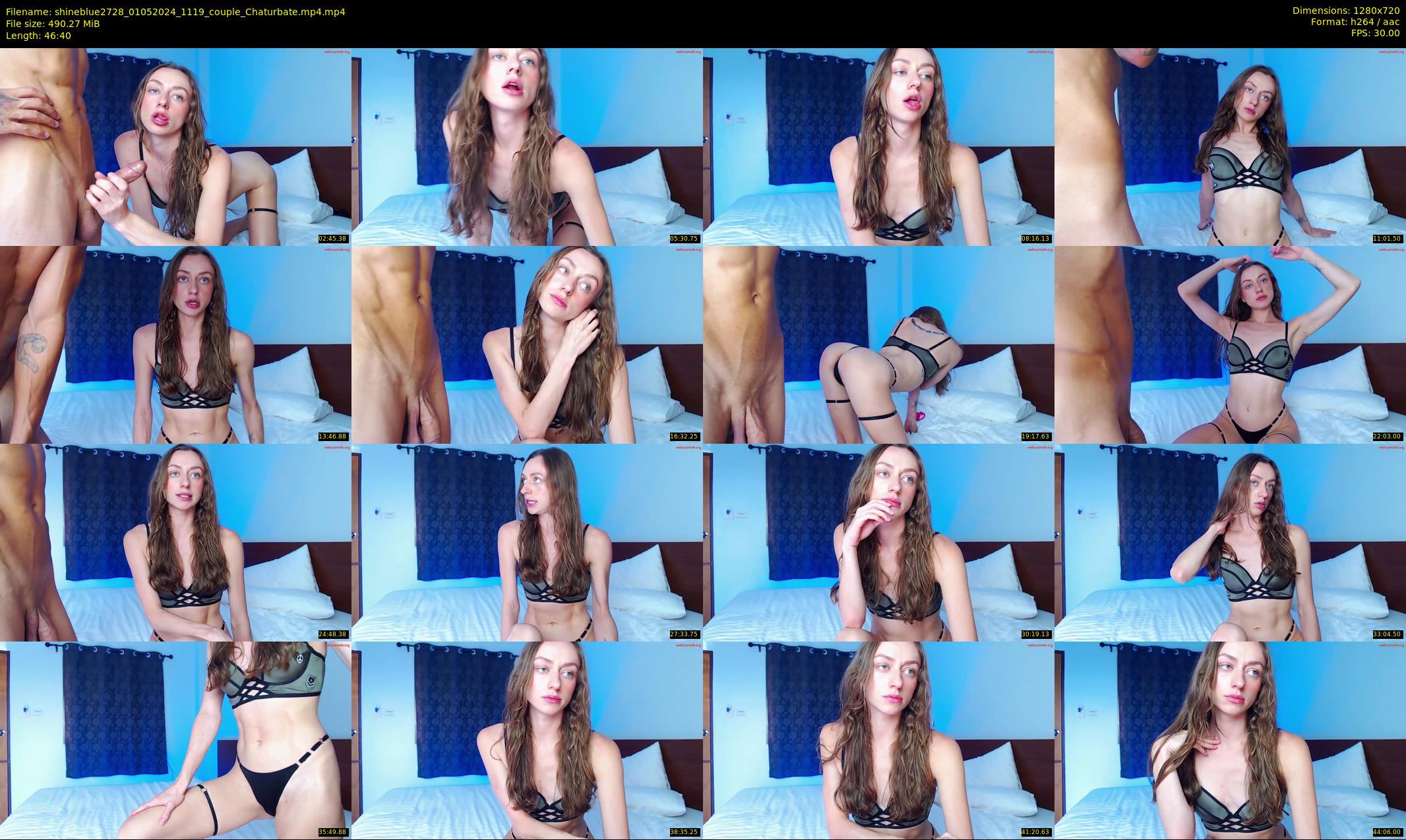 shineblue2728 — 47 minute Chaturbate couple cam show recording, 720p, May 1, 2024