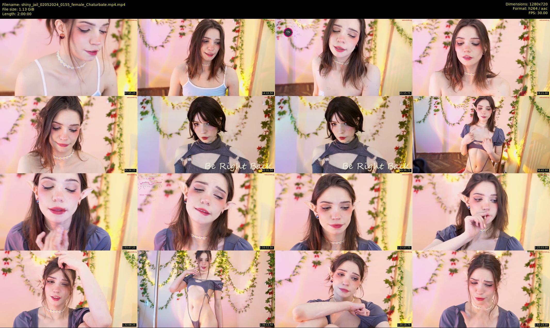 shiny_jail — 120 minute Chaturbate female cam show recording, 720p, May 2, 2024