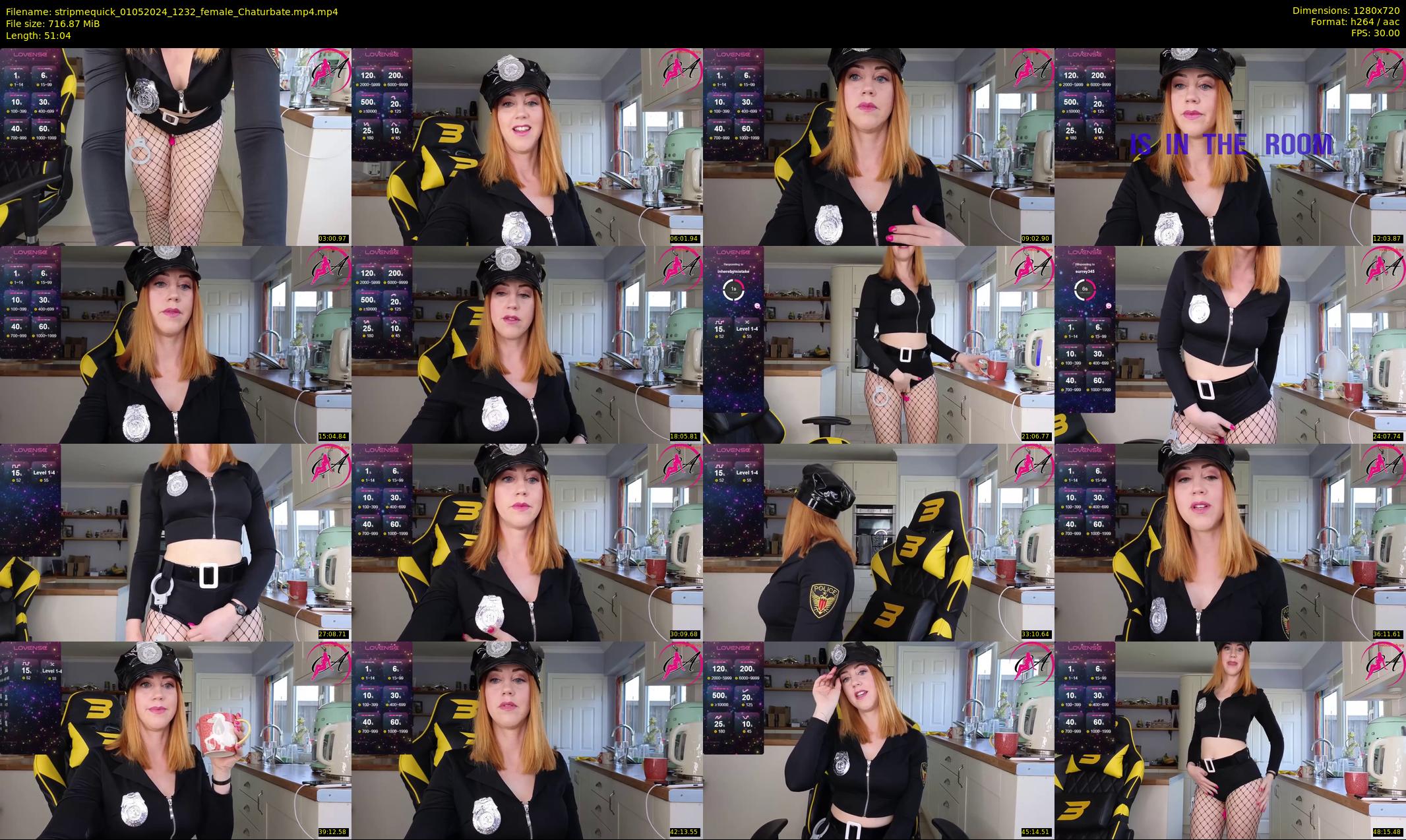 stripmequick — 52 minute Chaturbate female cam show recording, 720p, May 1, 2024