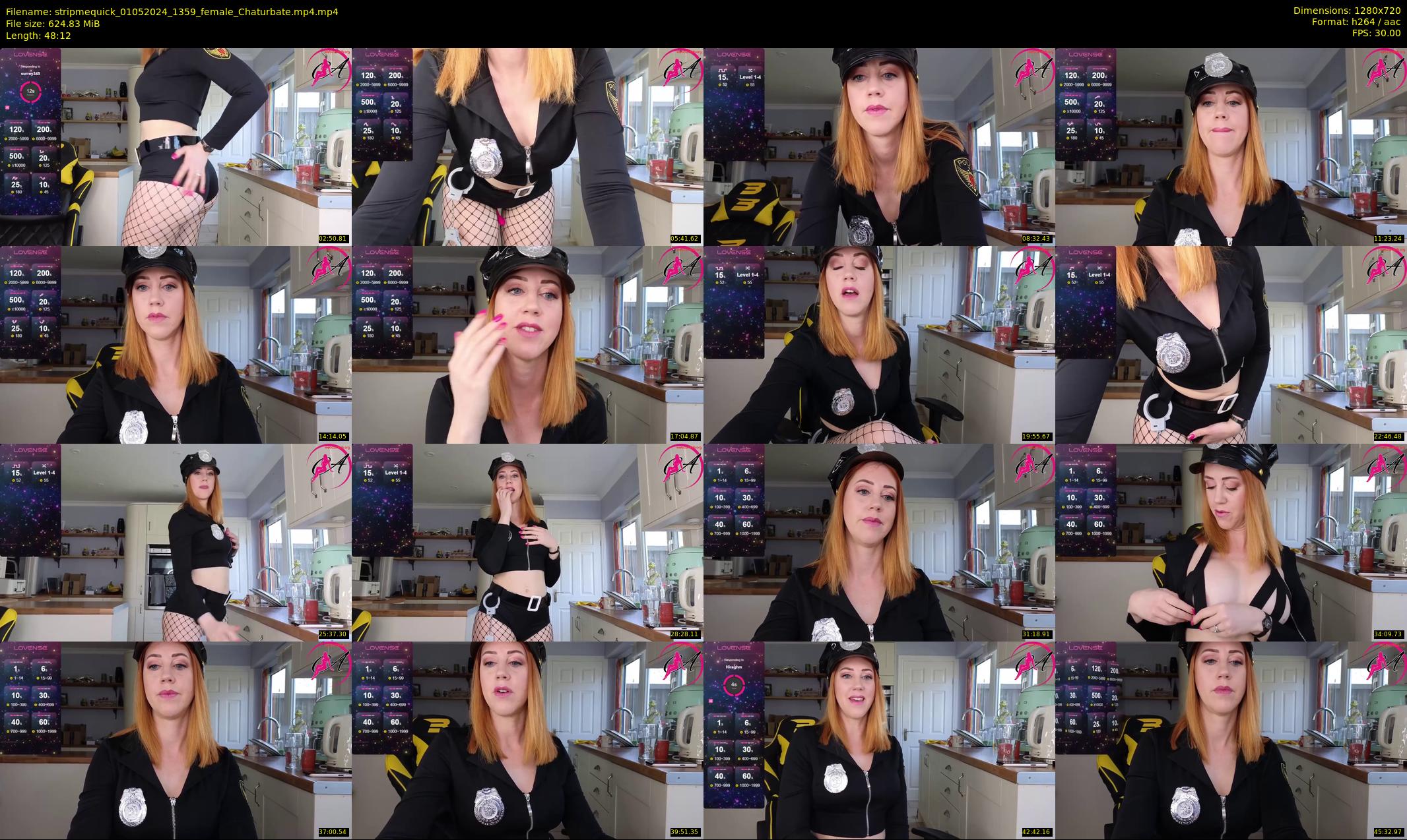 stripmequick — 49 minute Chaturbate female cam show recording, 720p, May 1, 2024