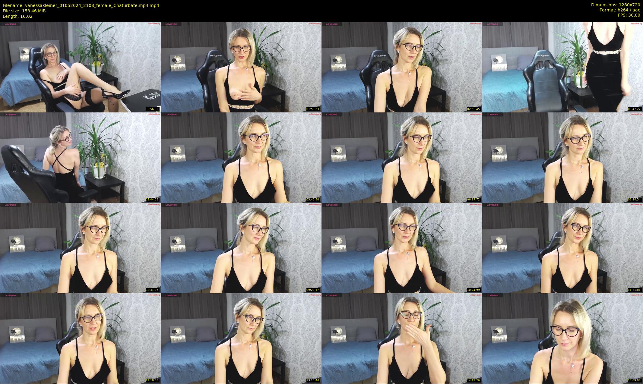 vanessakleiner — 17 minute Chaturbate female cam show recording, 720p, May 1, 2024