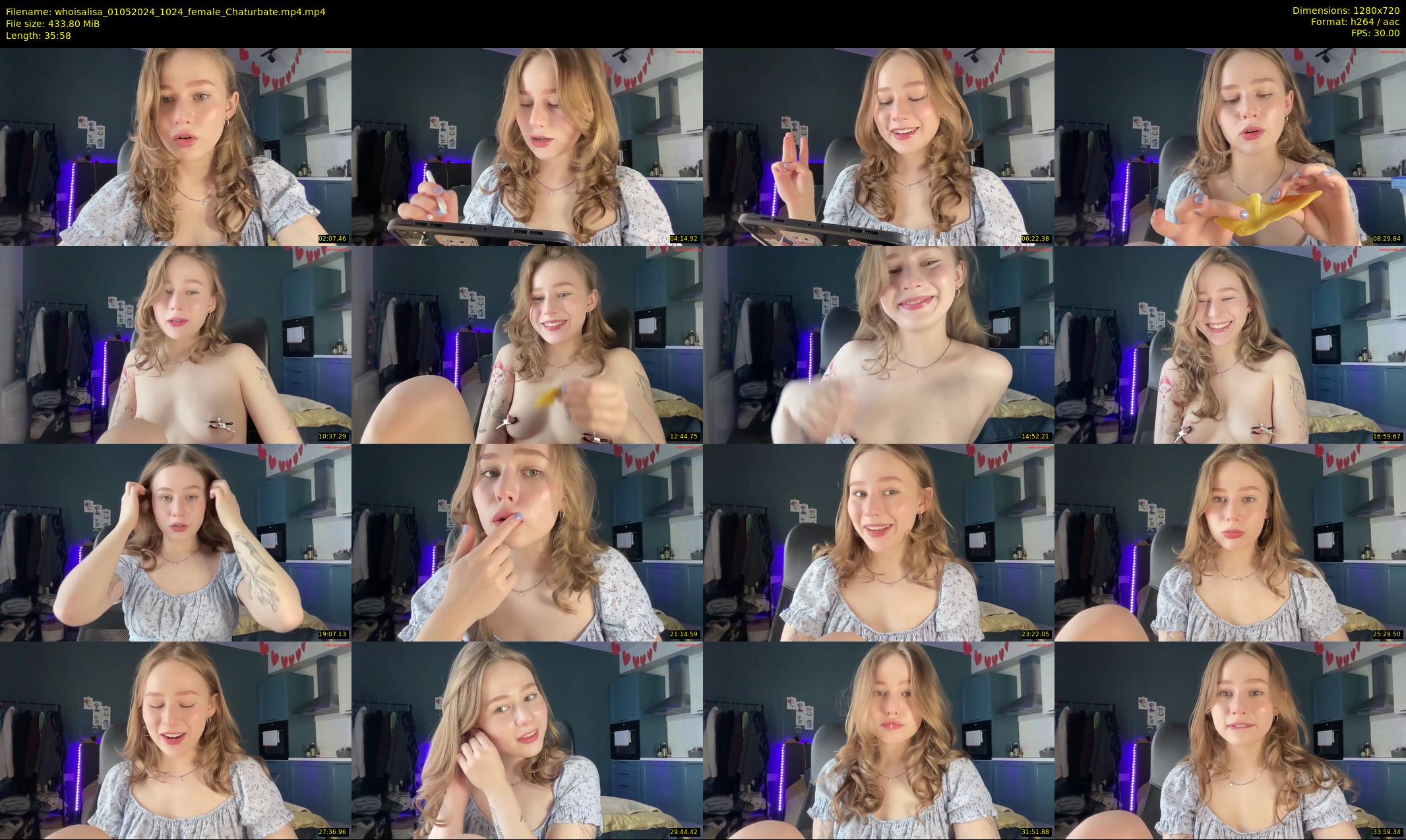 whoisalisa — 36 minute Chaturbate female cam show recording, 720p, May 1, 2024