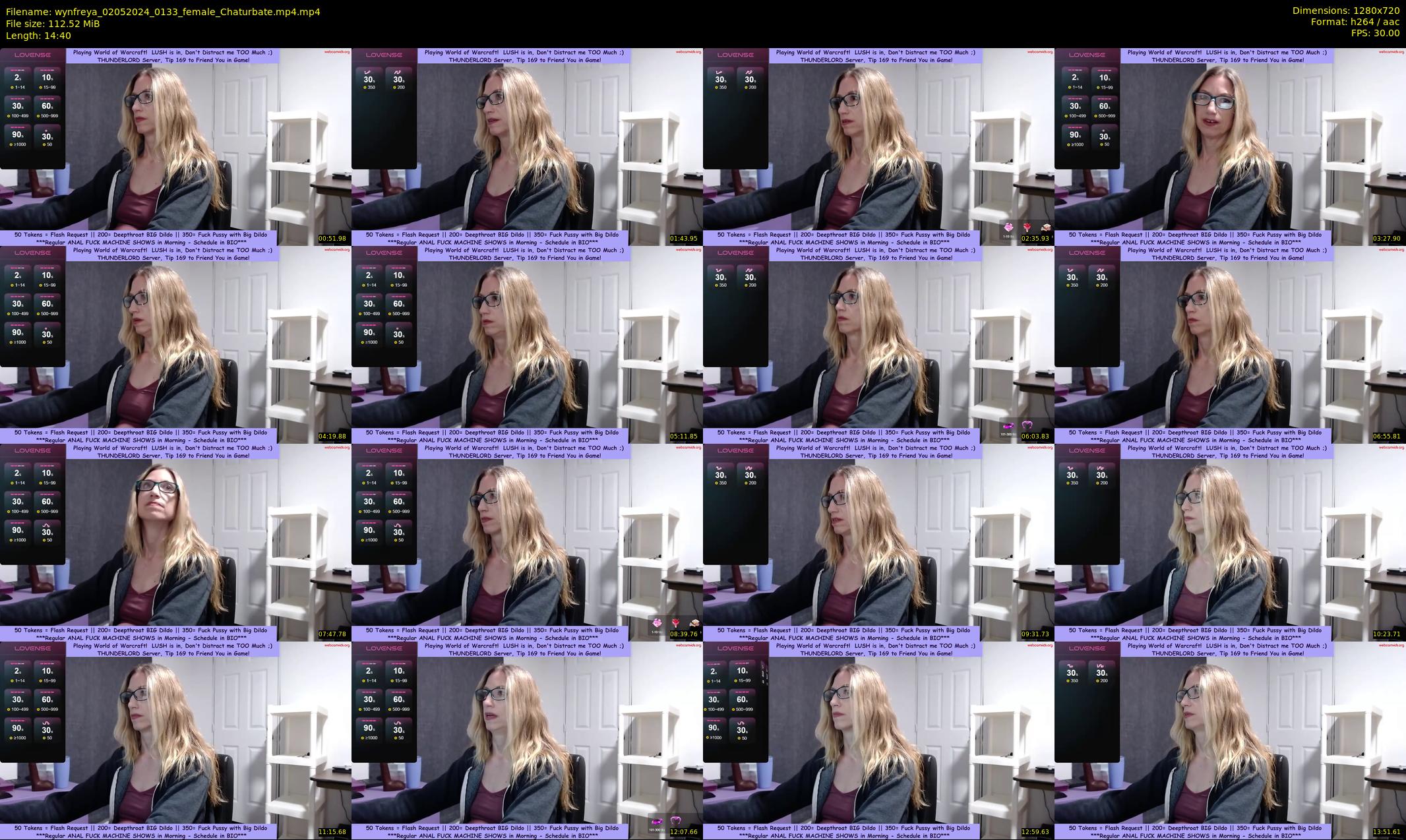 wynfreya — 15 minute Chaturbate female cam show recording, 720p, May 2, 2024