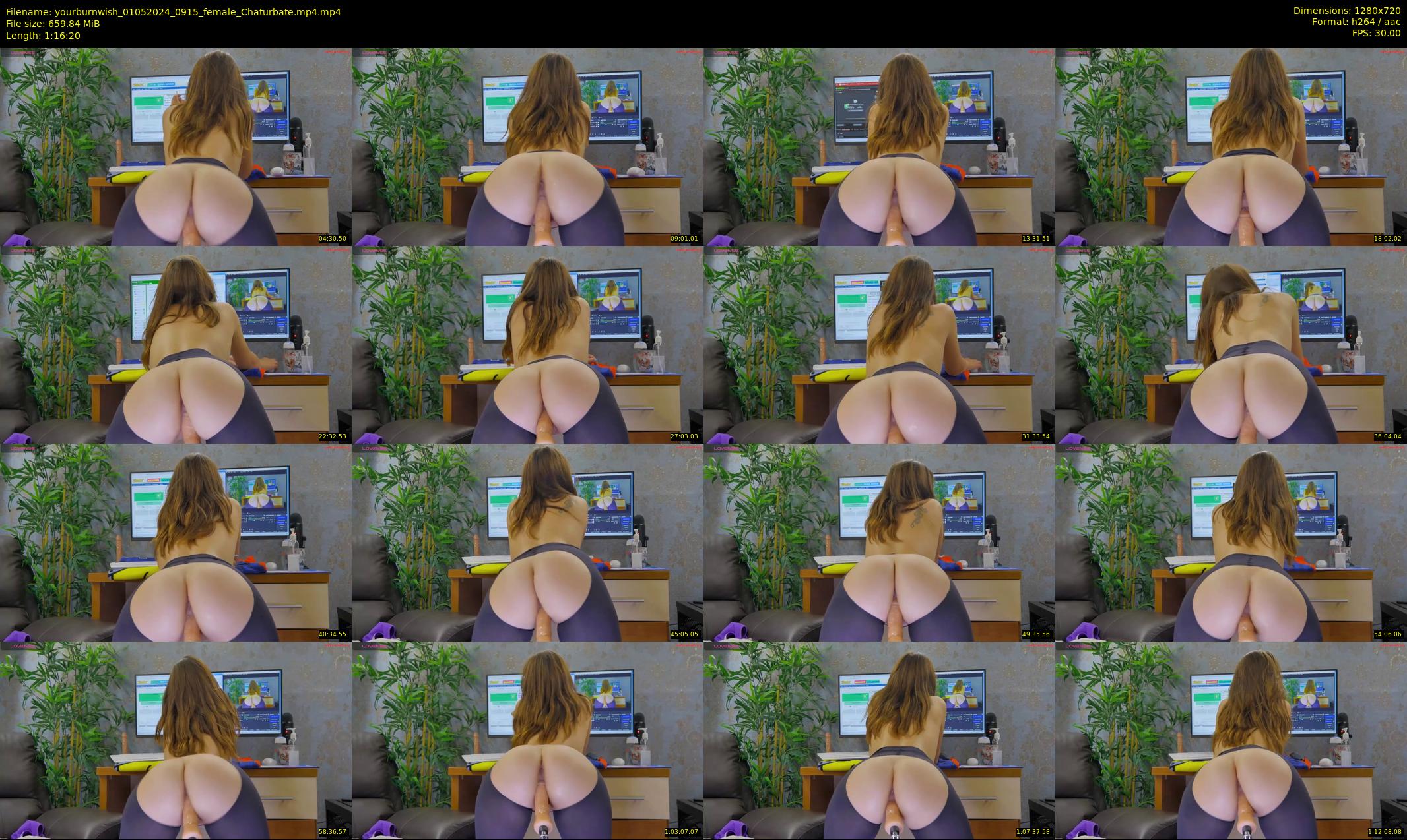 yourburnwish — 77 minute Chaturbate female cam show recording, 720p, May 1, 2024