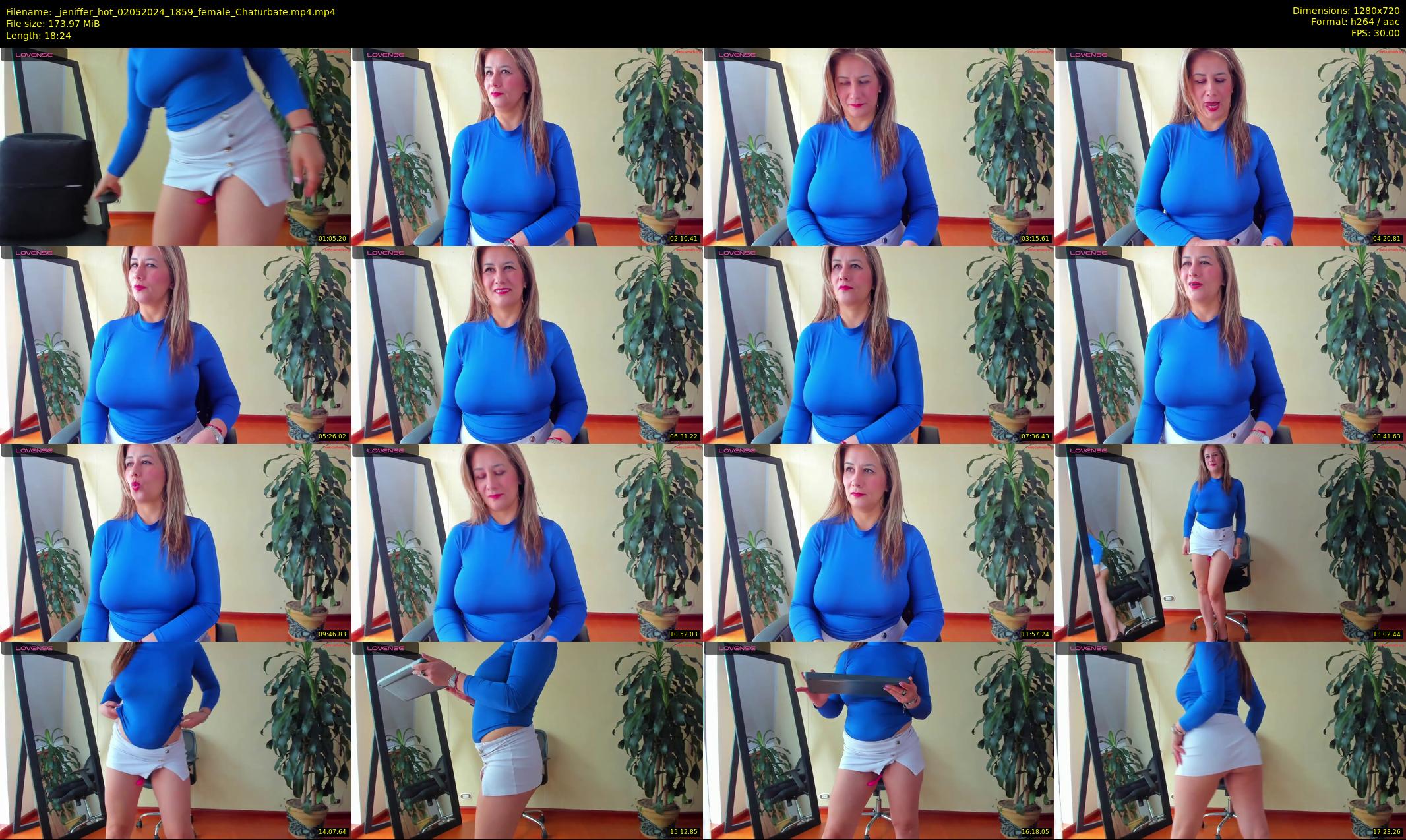 _jeniffer_hot — 19 minute Chaturbate female cam show recording, 720p, May 2, 2024