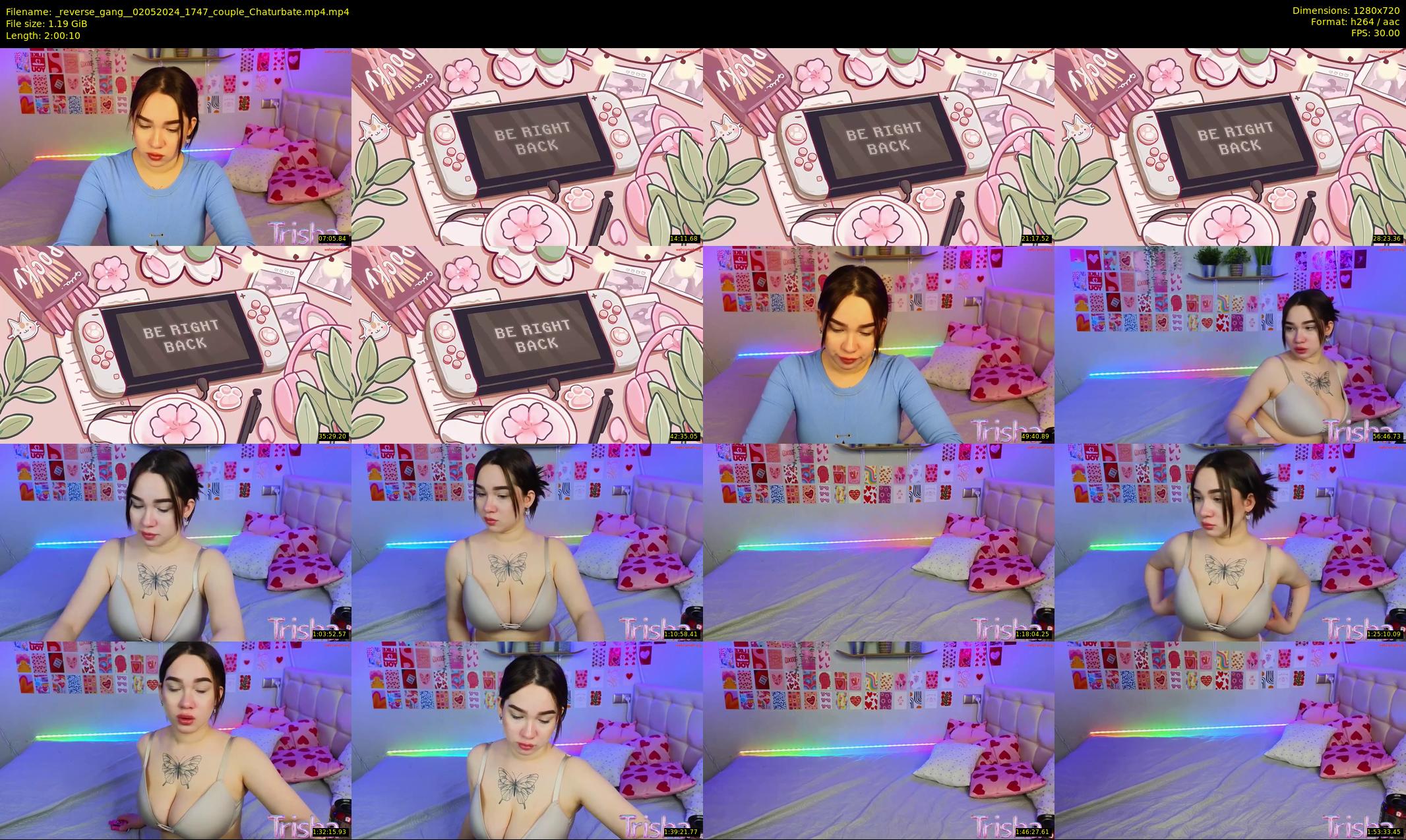 _reverse_gang_ — 121 minute Chaturbate couple cam show recording, 720p, May 2, 2024