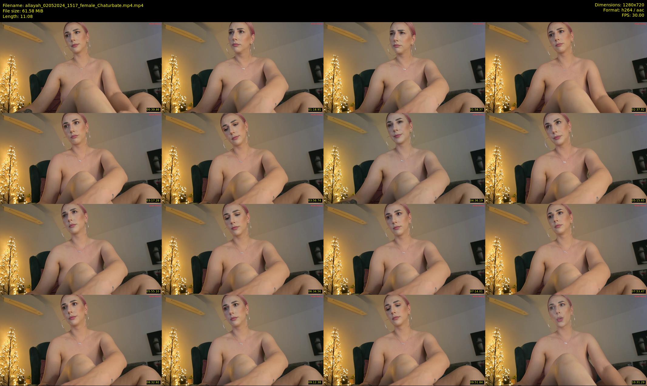 allayah — 12 minute Chaturbate female cam show recording, 720p, May 2, 2024